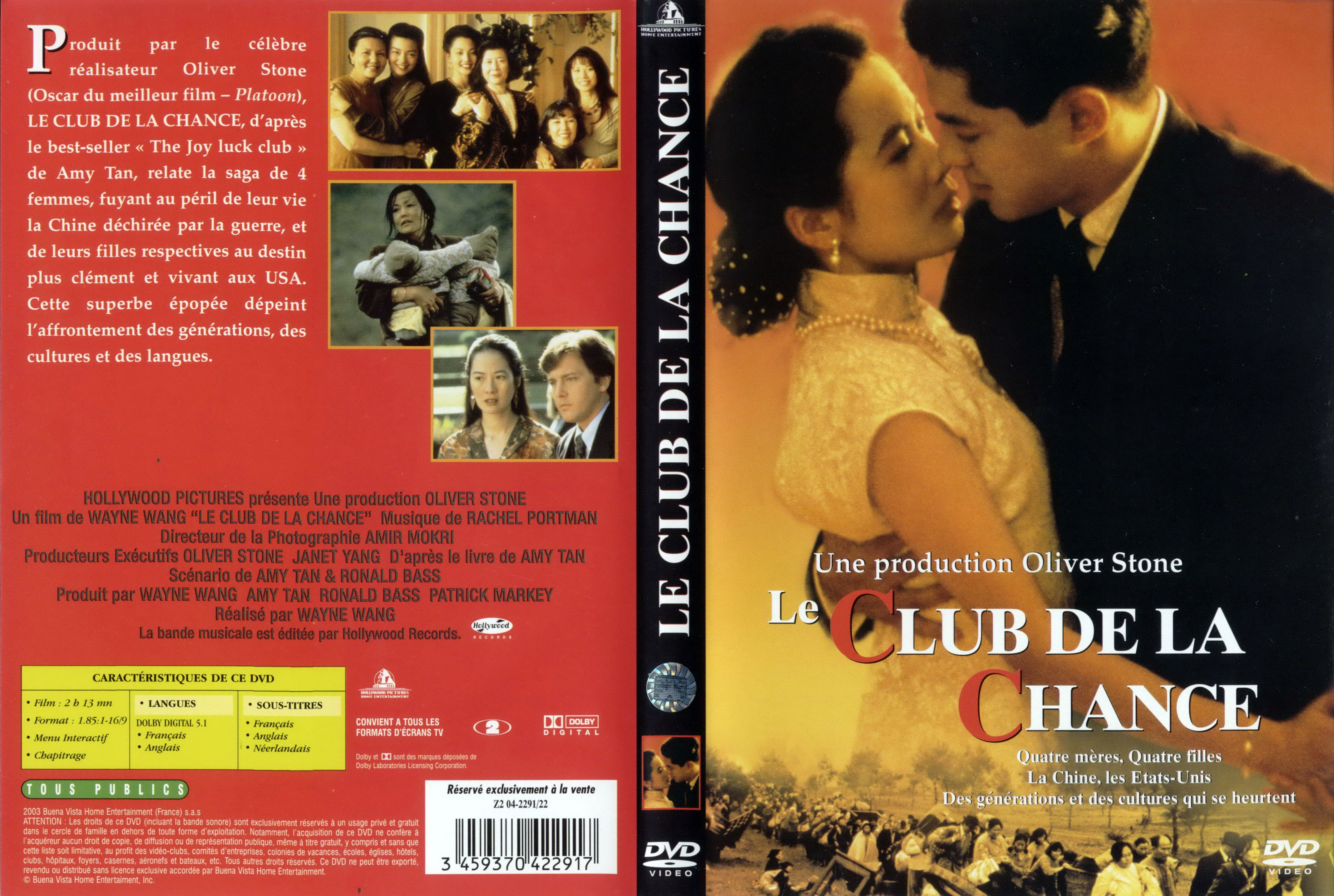 Jaquette DVD Le club de la chance