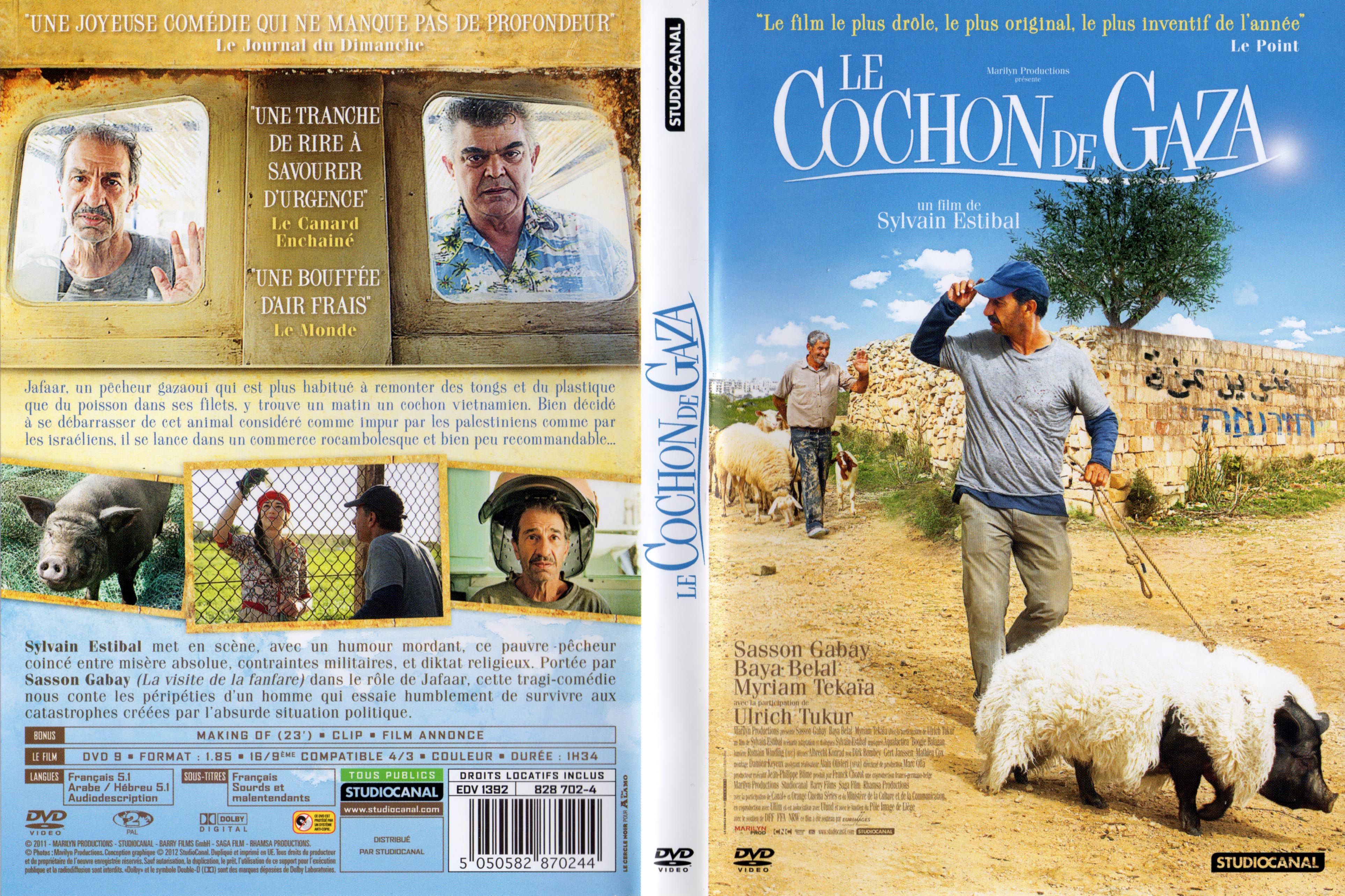 Jaquette DVD Le cochon de Gaza