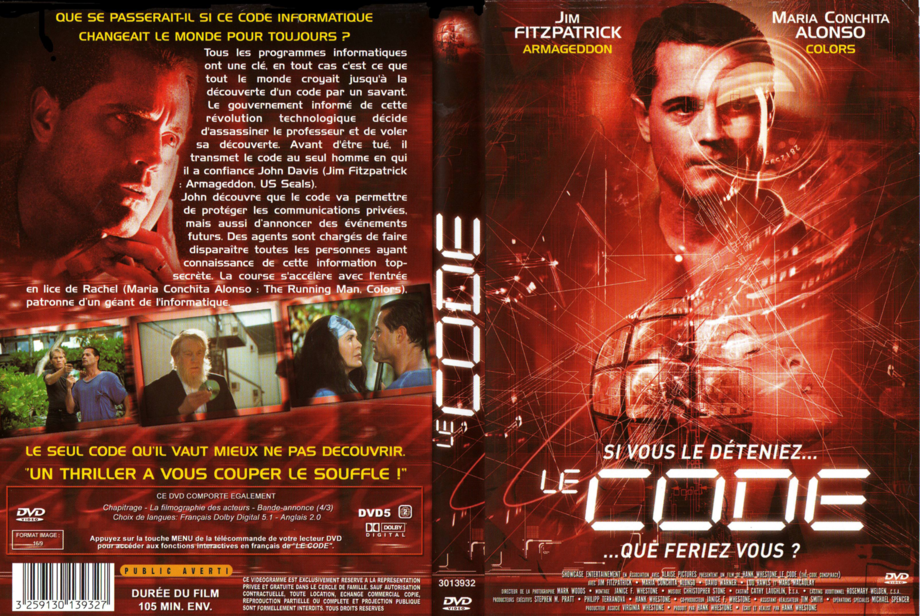 Jaquette DVD Le code