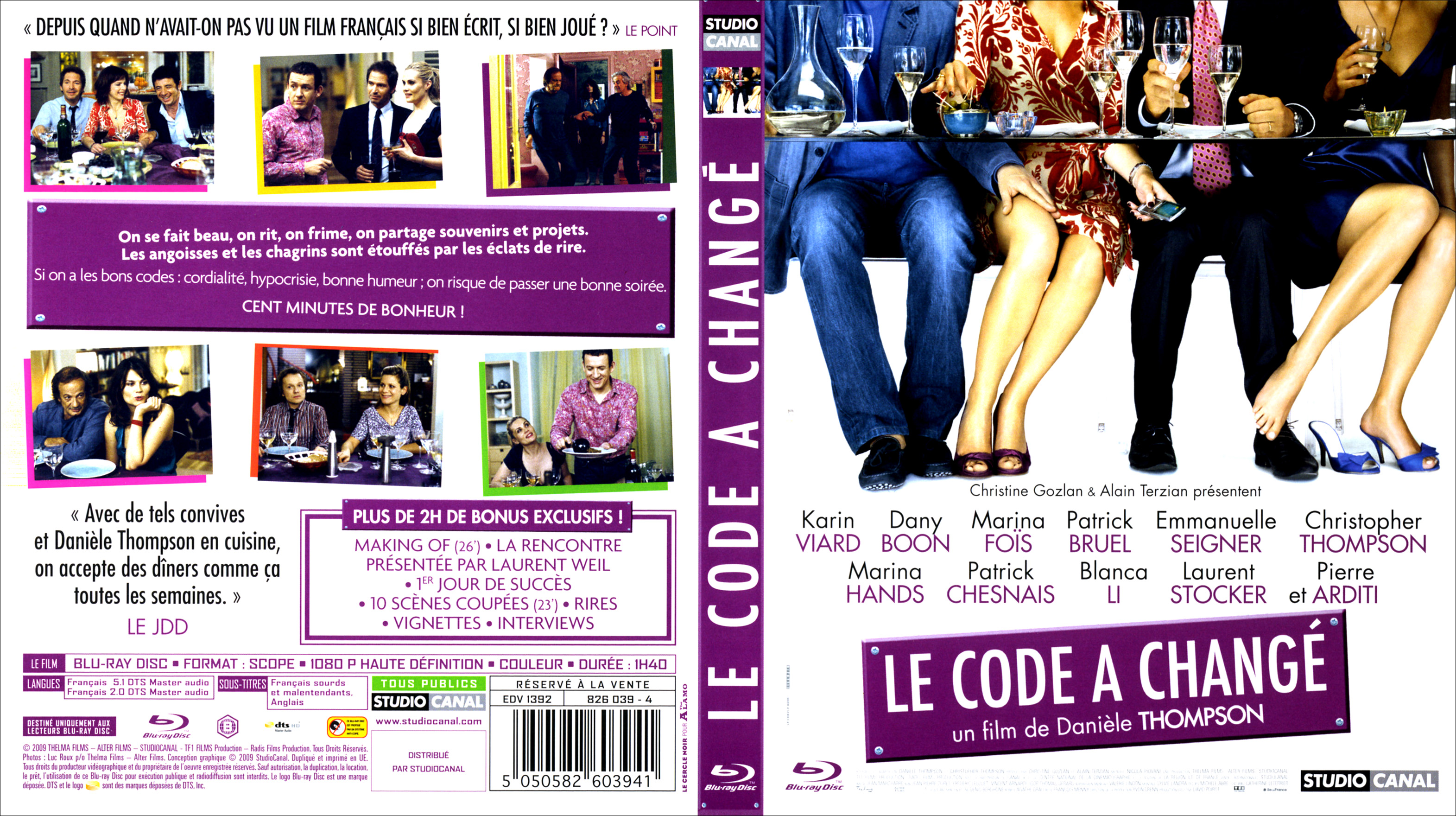 Jaquette DVD Le code a chang (BLU-RAY)