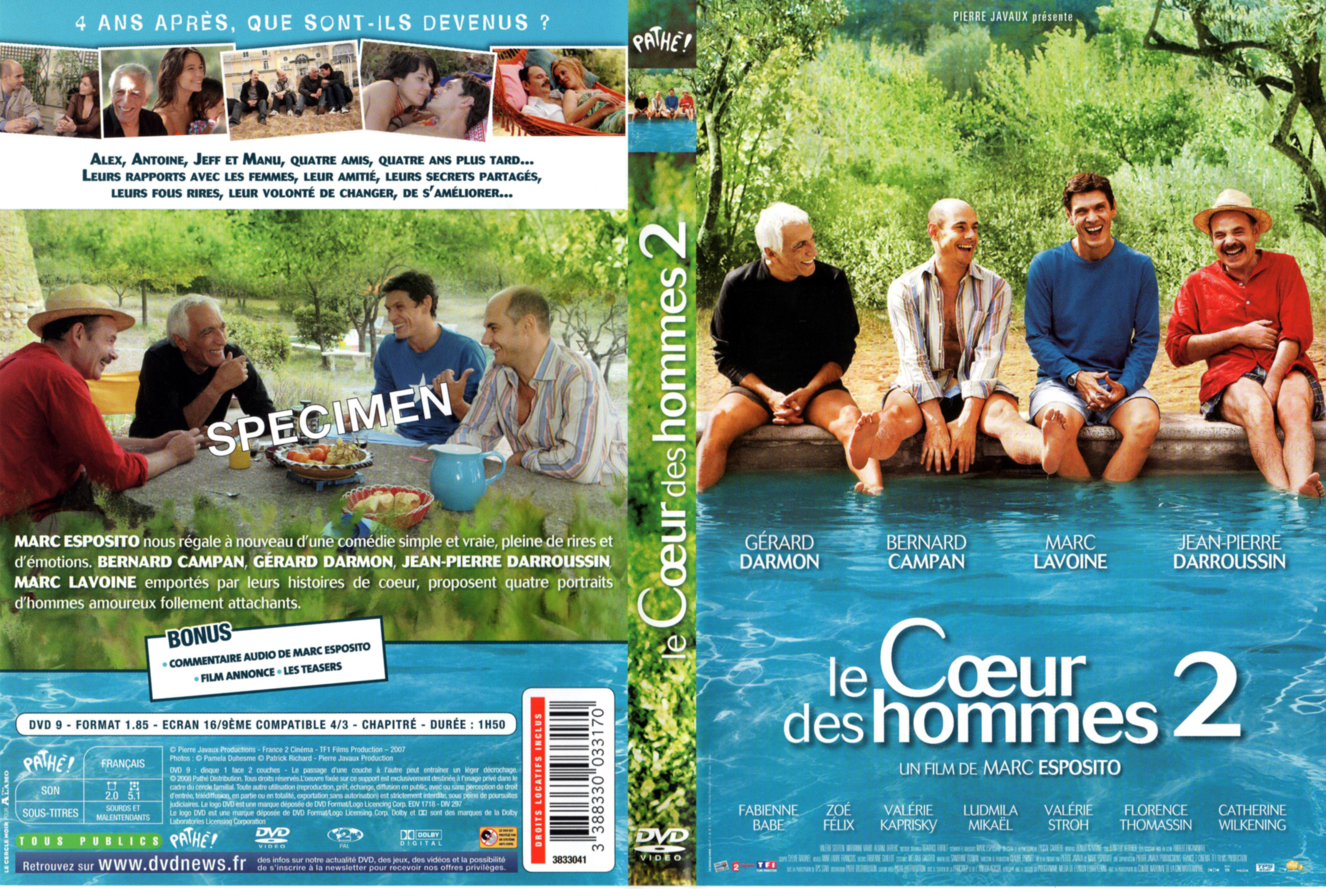 Jaquette DVD Le coeur des hommes 2