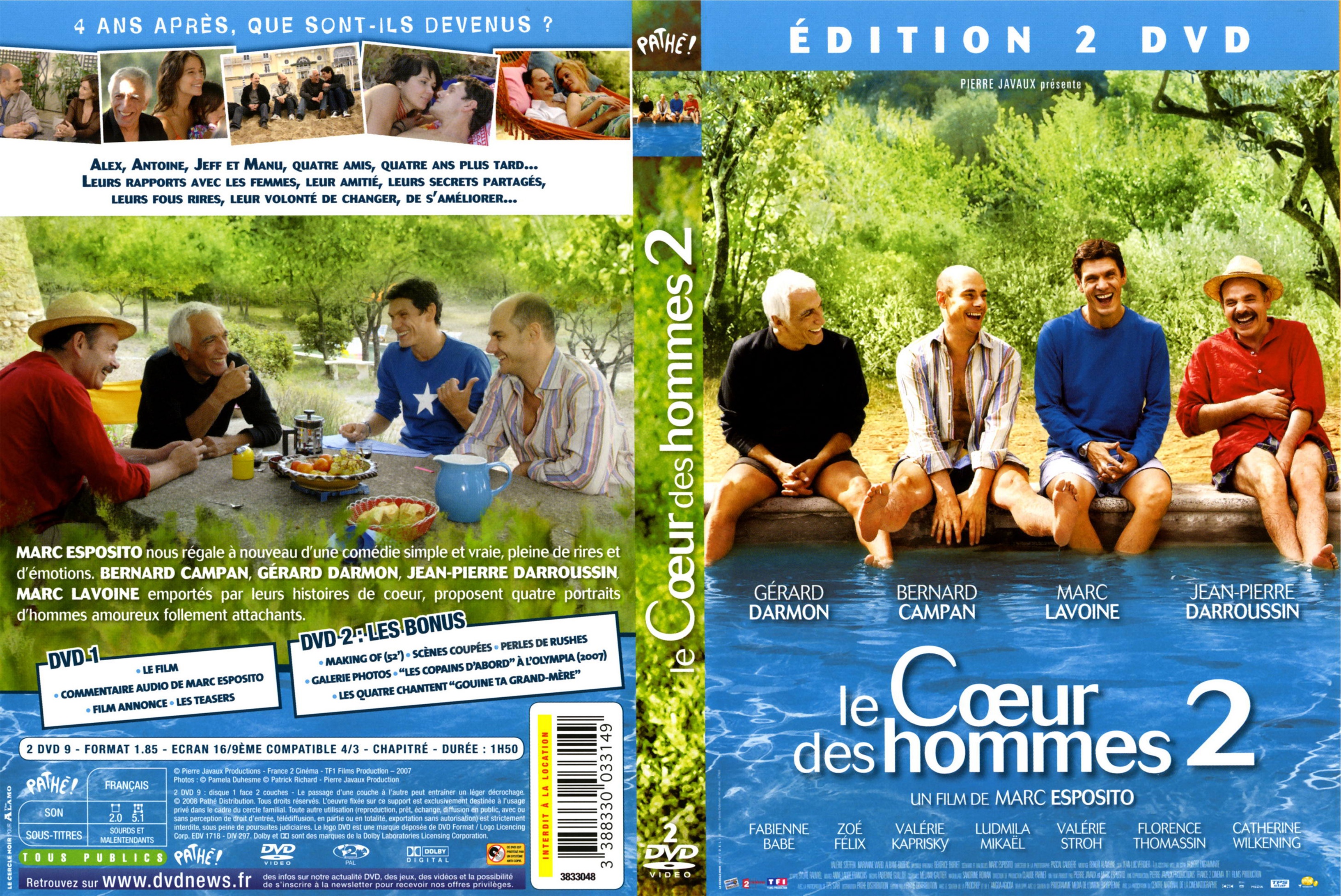 Jaquette DVD Le coeur des hommes 2 v2
