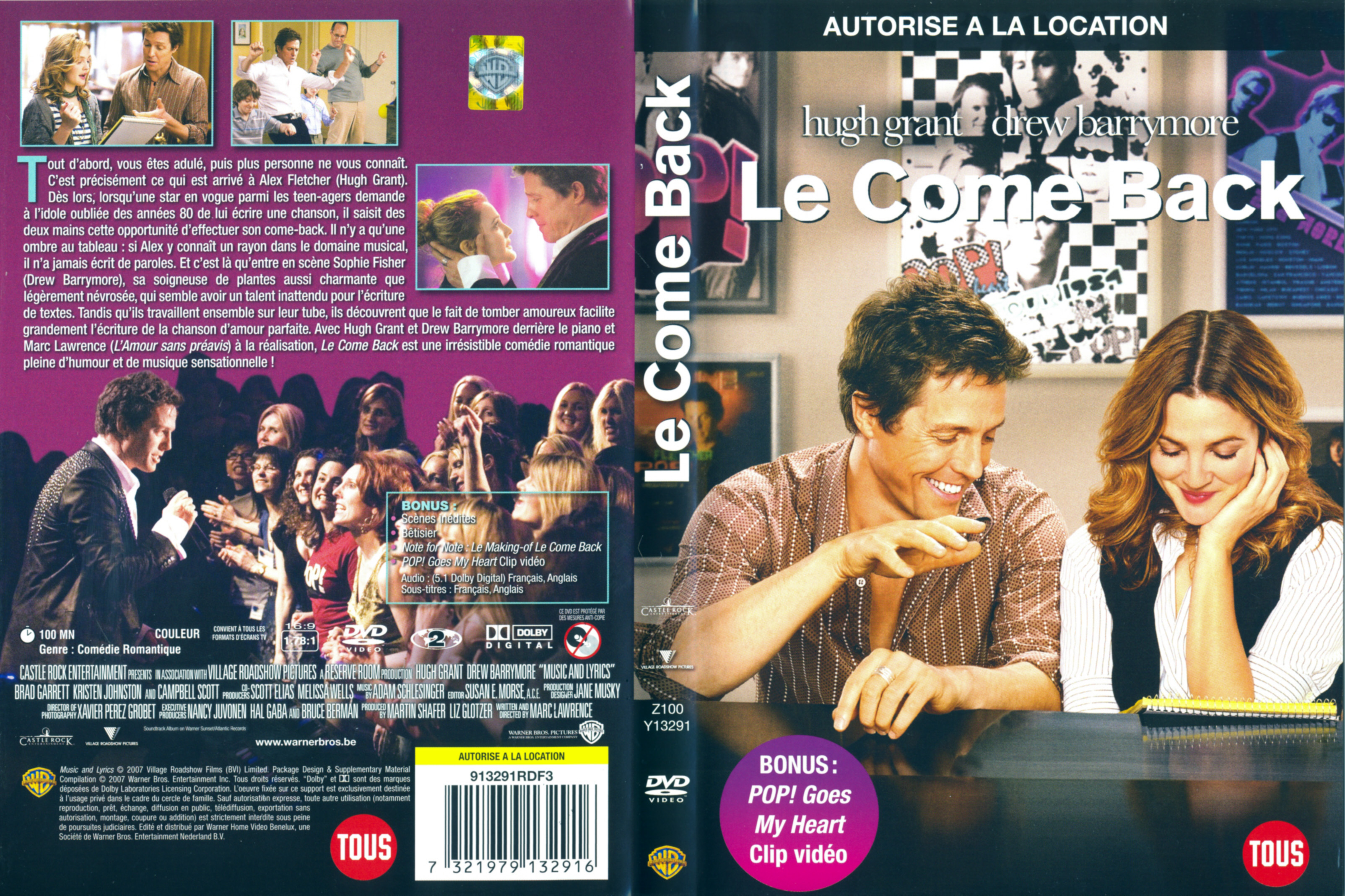 Jaquette DVD Le come back