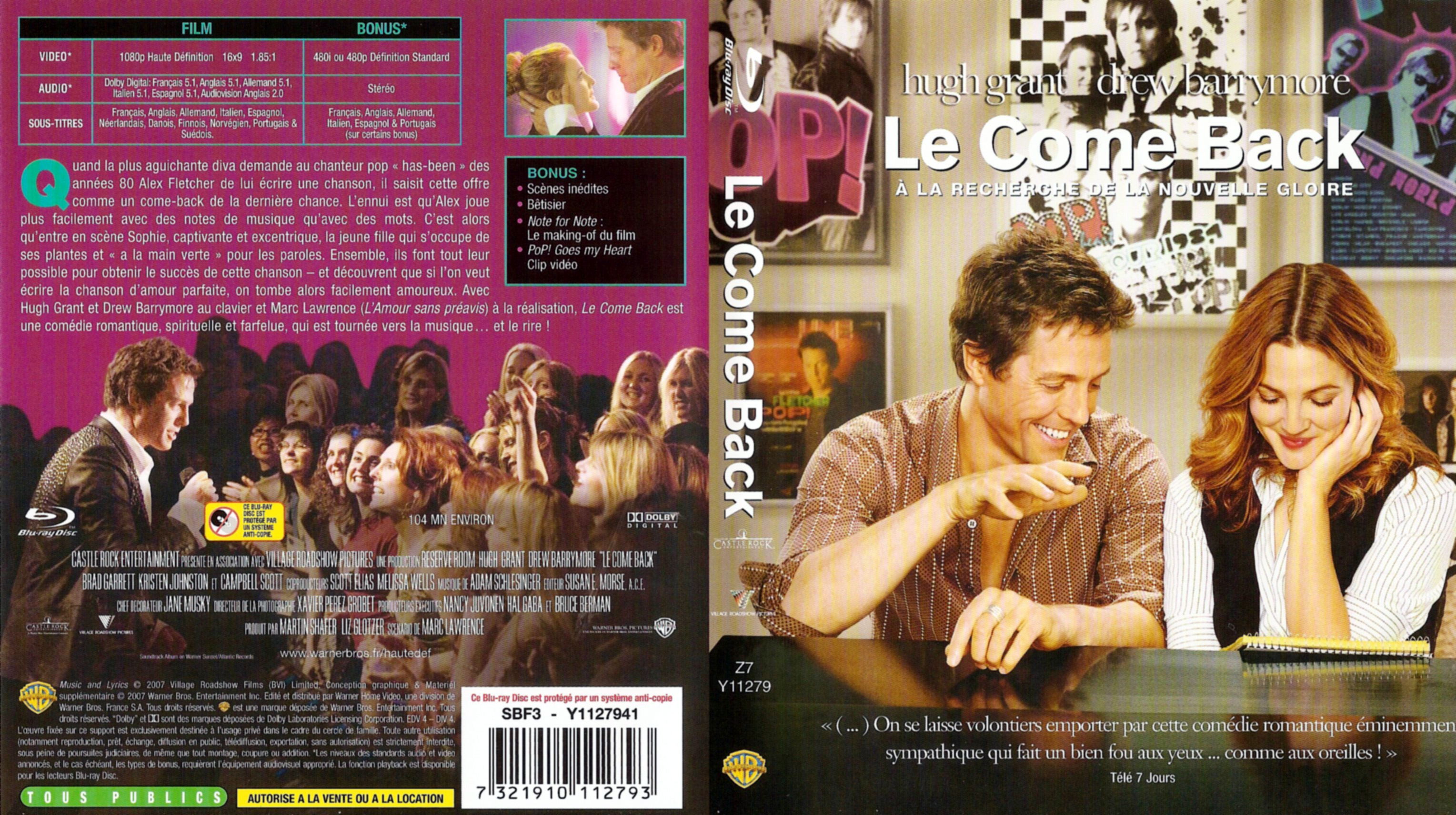 Jaquette DVD Le come back (BLU-RAY)
