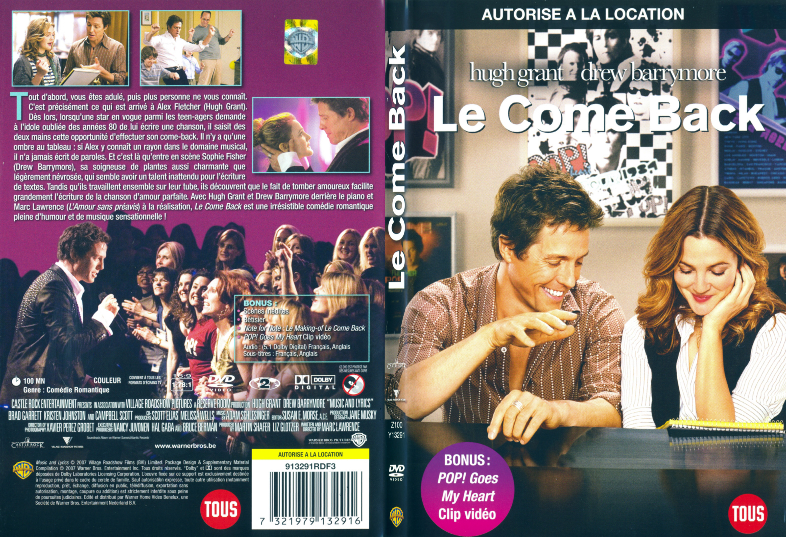 Jaquette DVD Le come back - SLIM