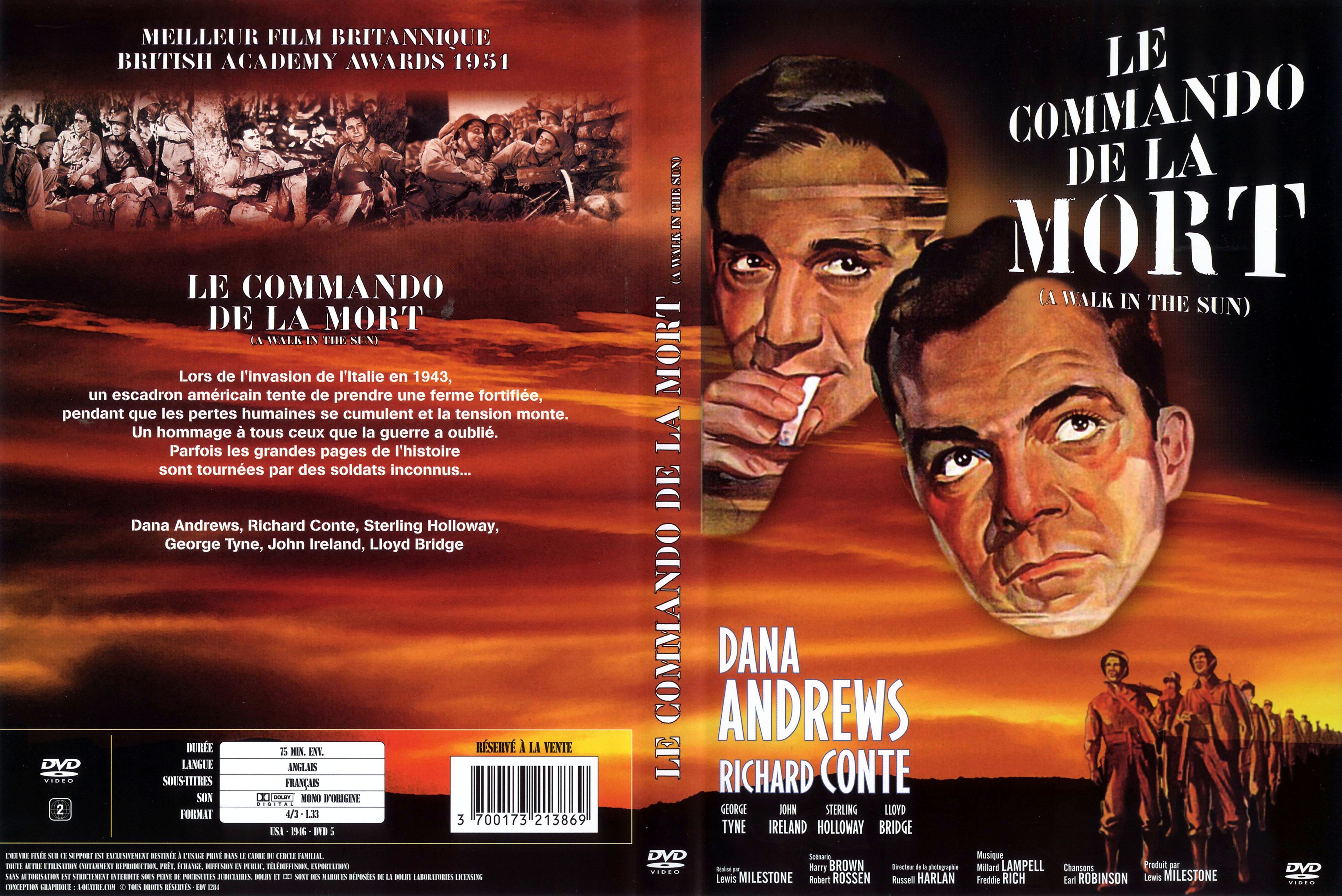 Jaquette DVD Le commando de la mort