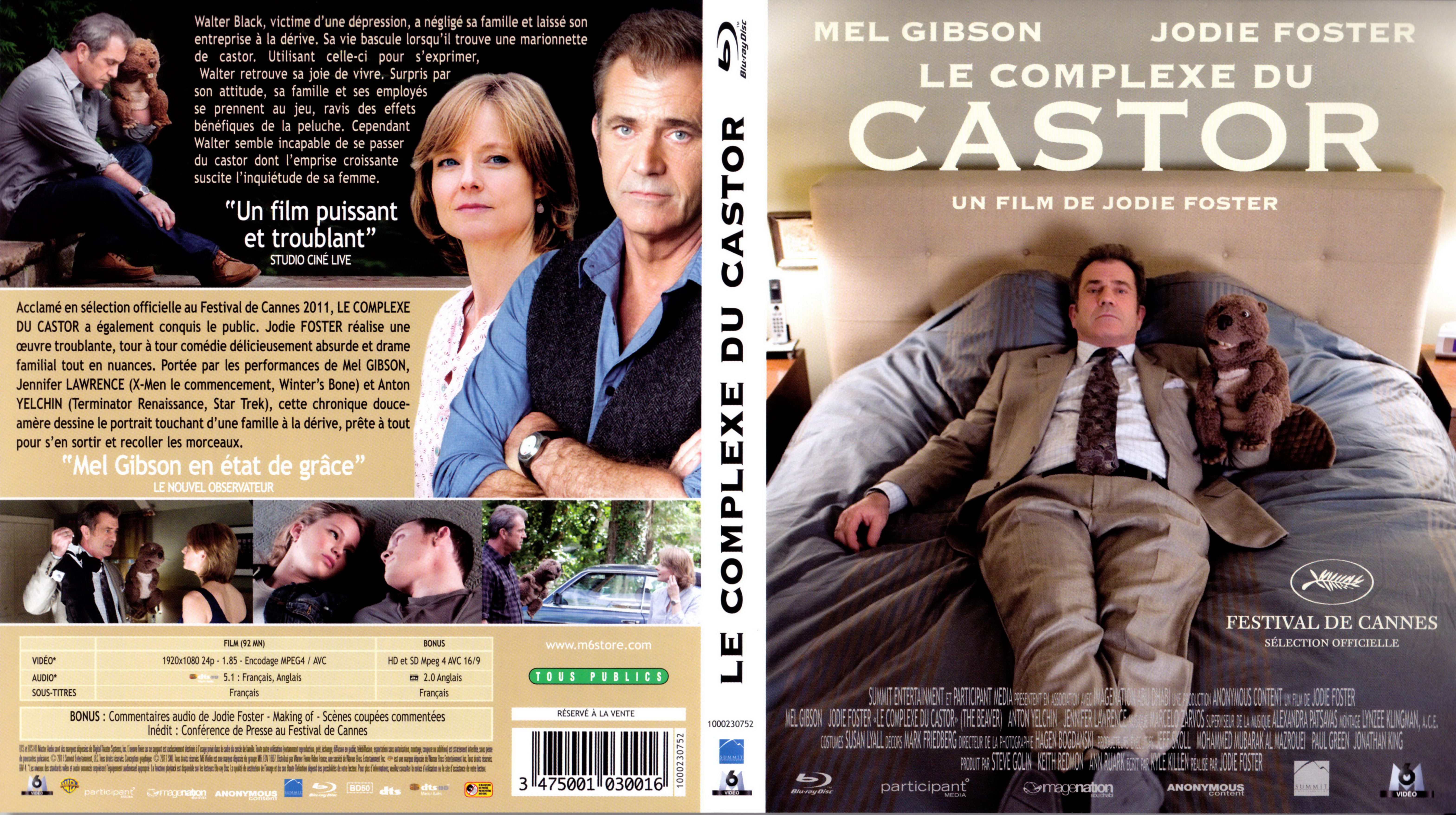 Jaquette DVD Le complexe du castor (BLU-RAY)