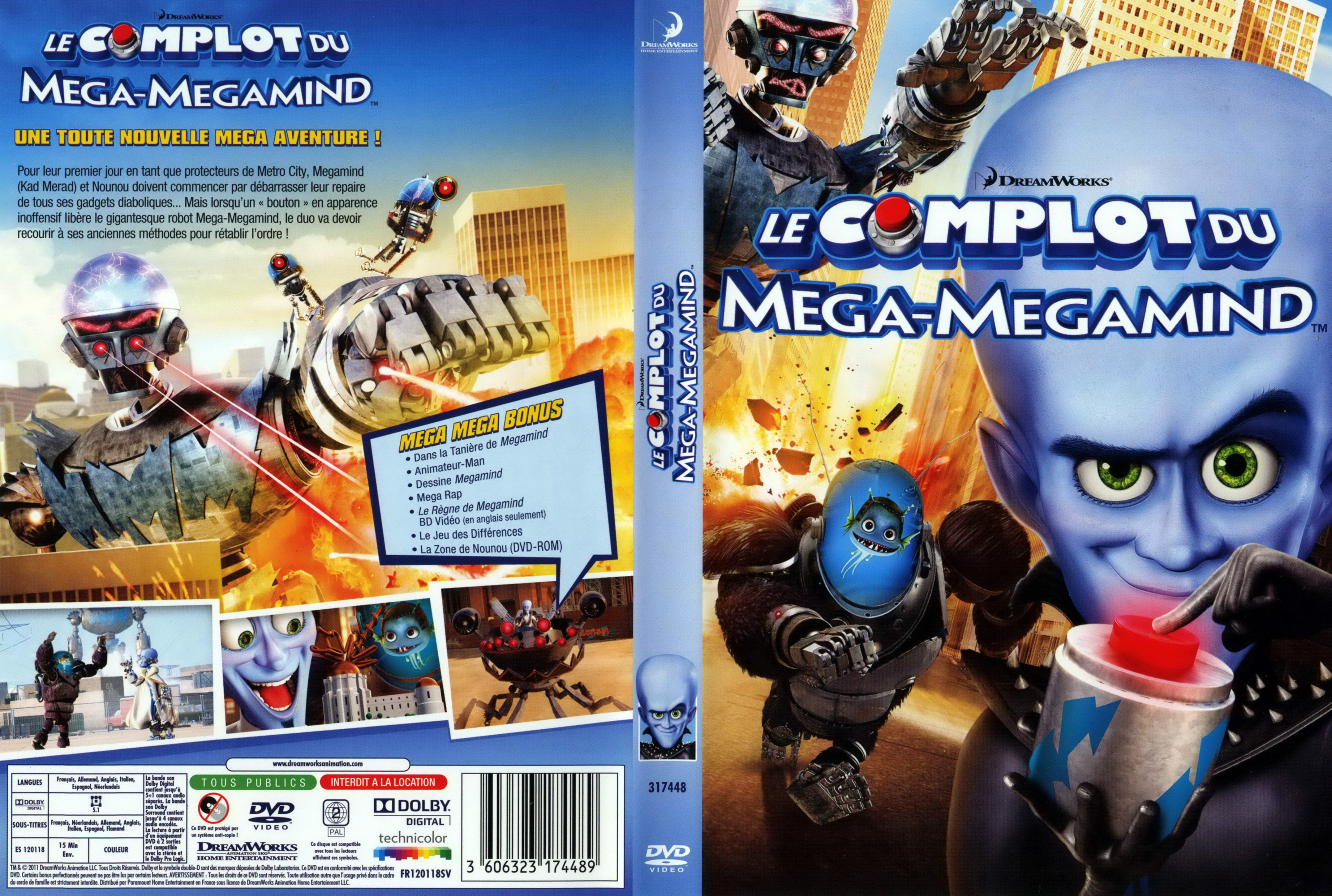 Jaquette DVD Le complot du mega-megamind