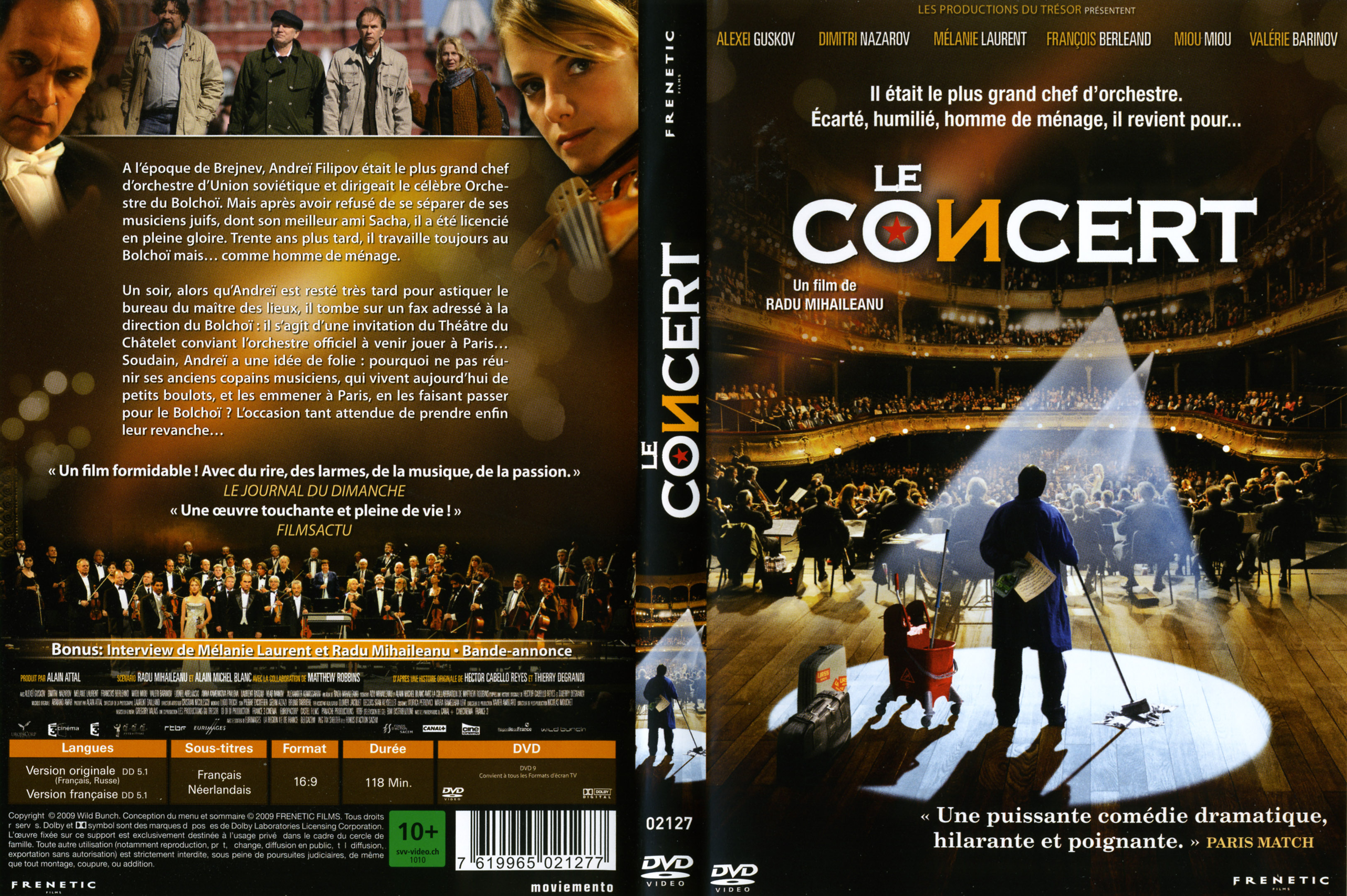 Jaquette DVD Le concert