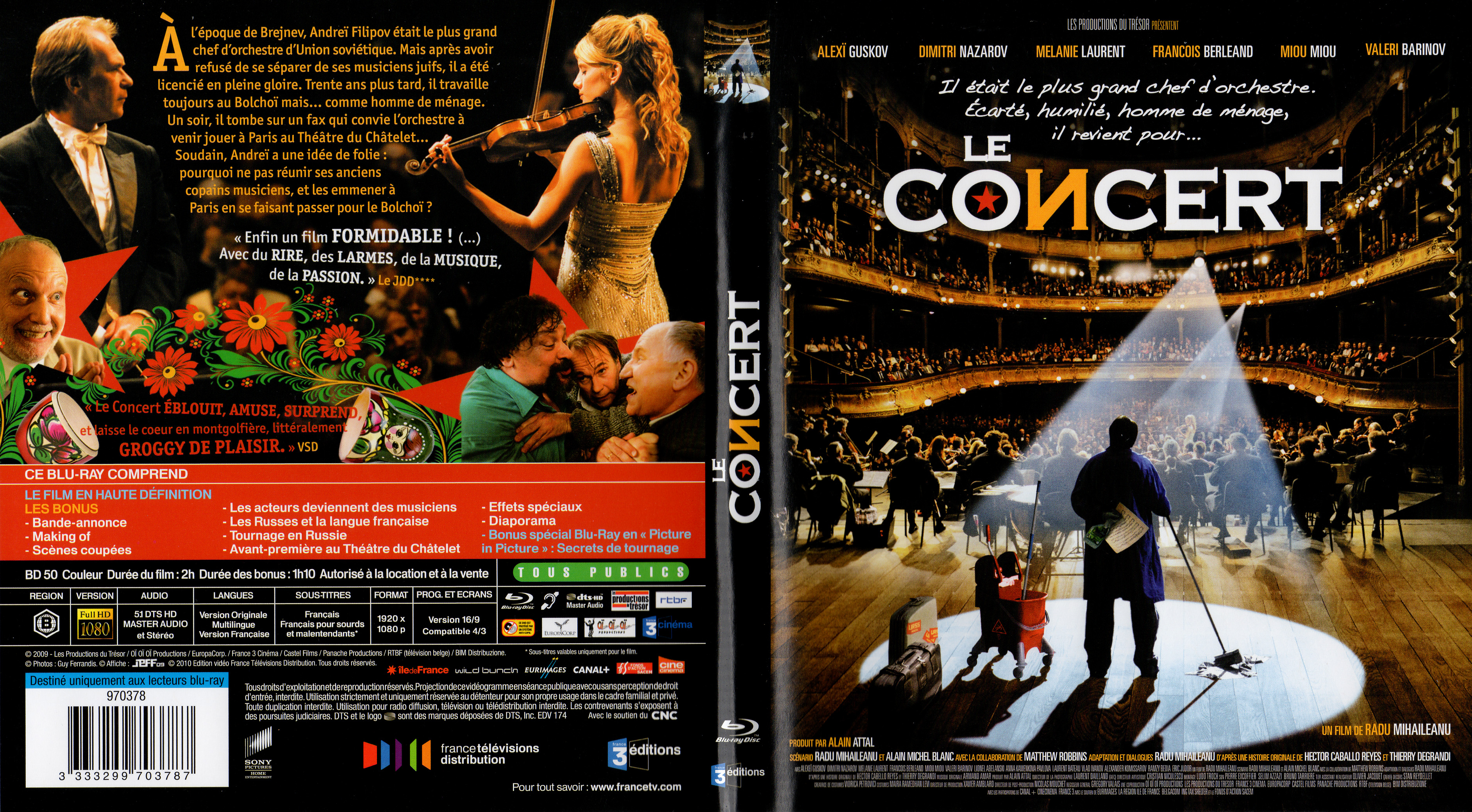 Jaquette DVD Le concert (BLU-RAY)