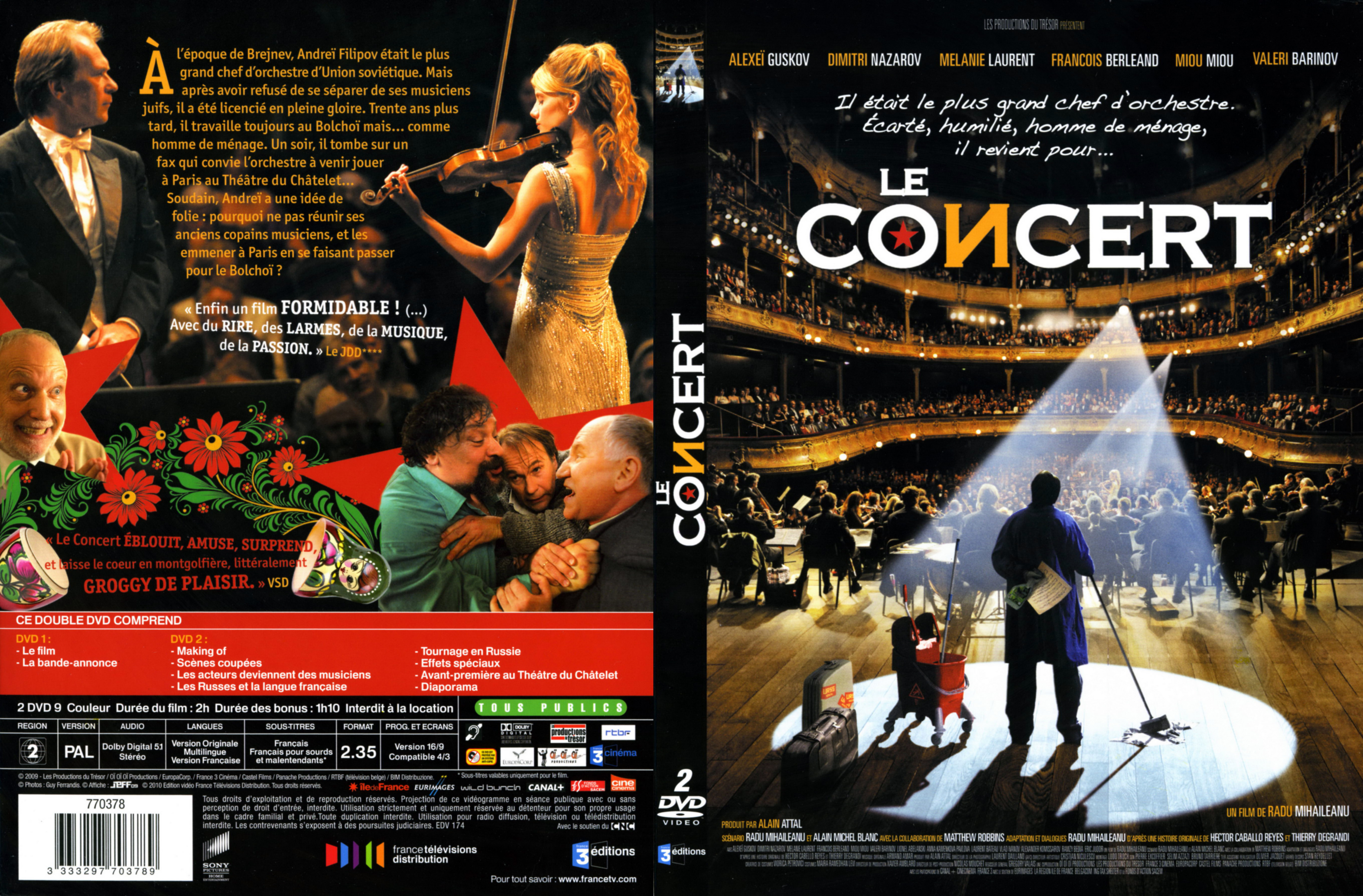 Jaquette DVD Le concert v2