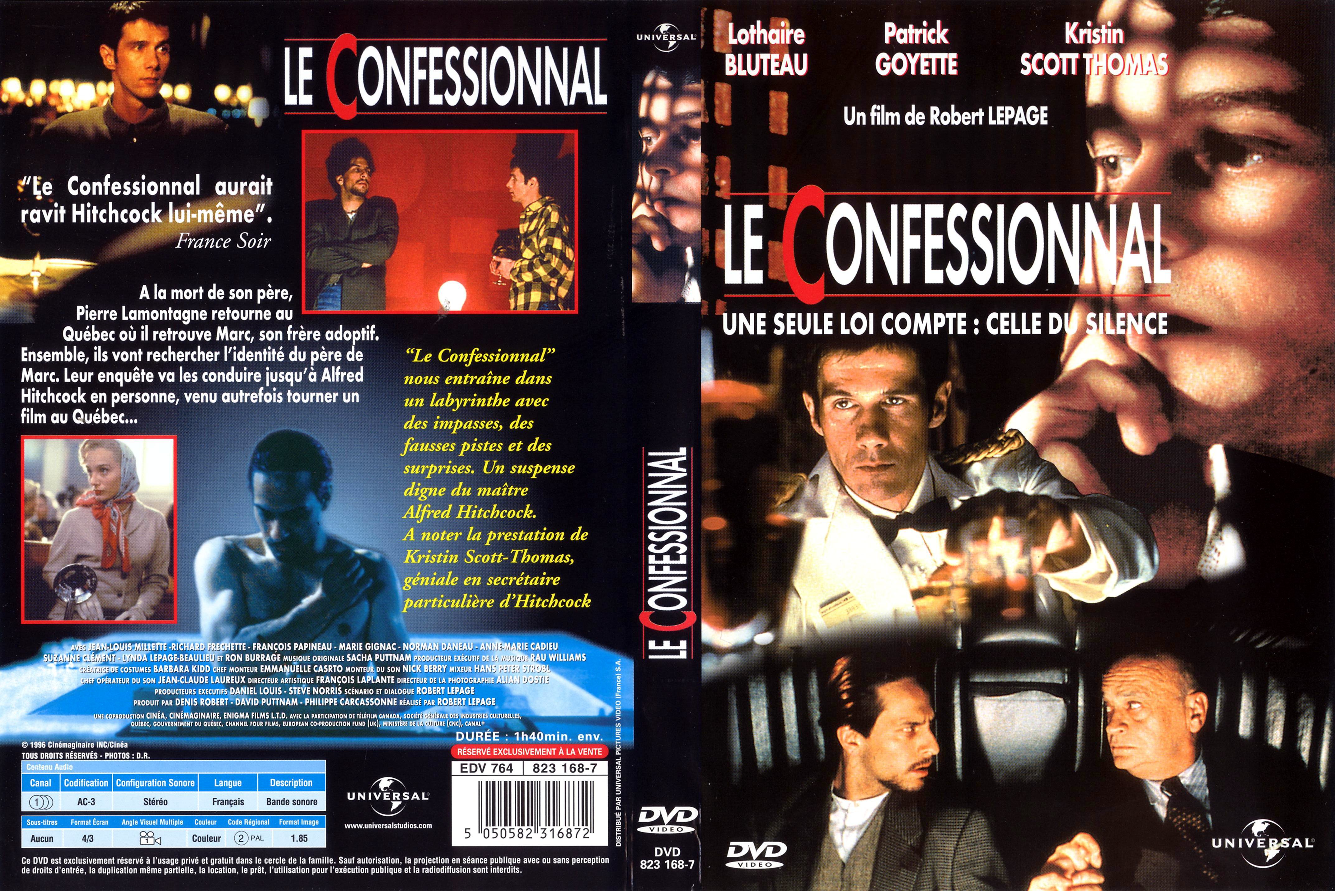 Jaquette DVD Le confessionnal