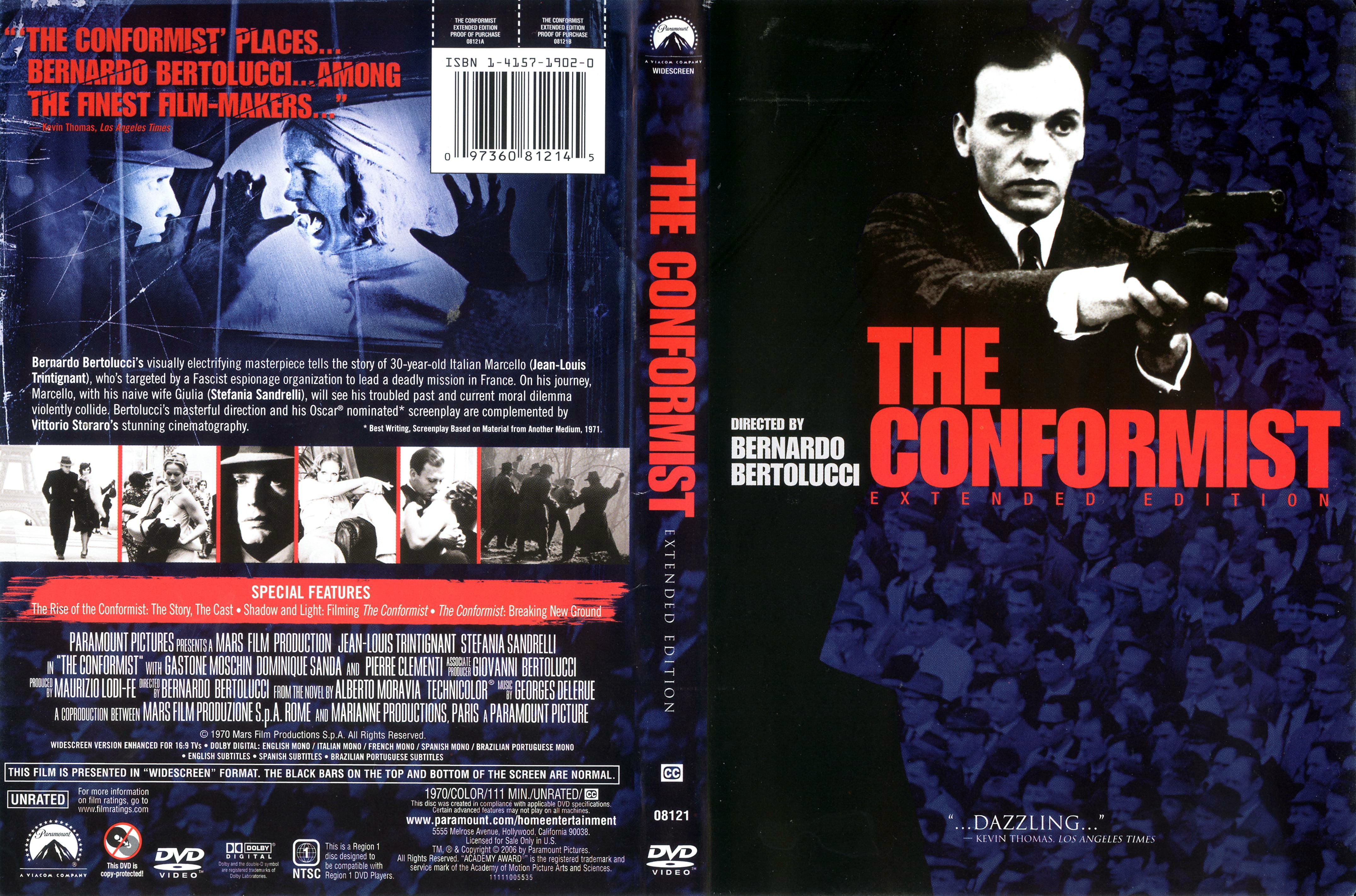 Jaquette DVD Le conformiste Zone 1