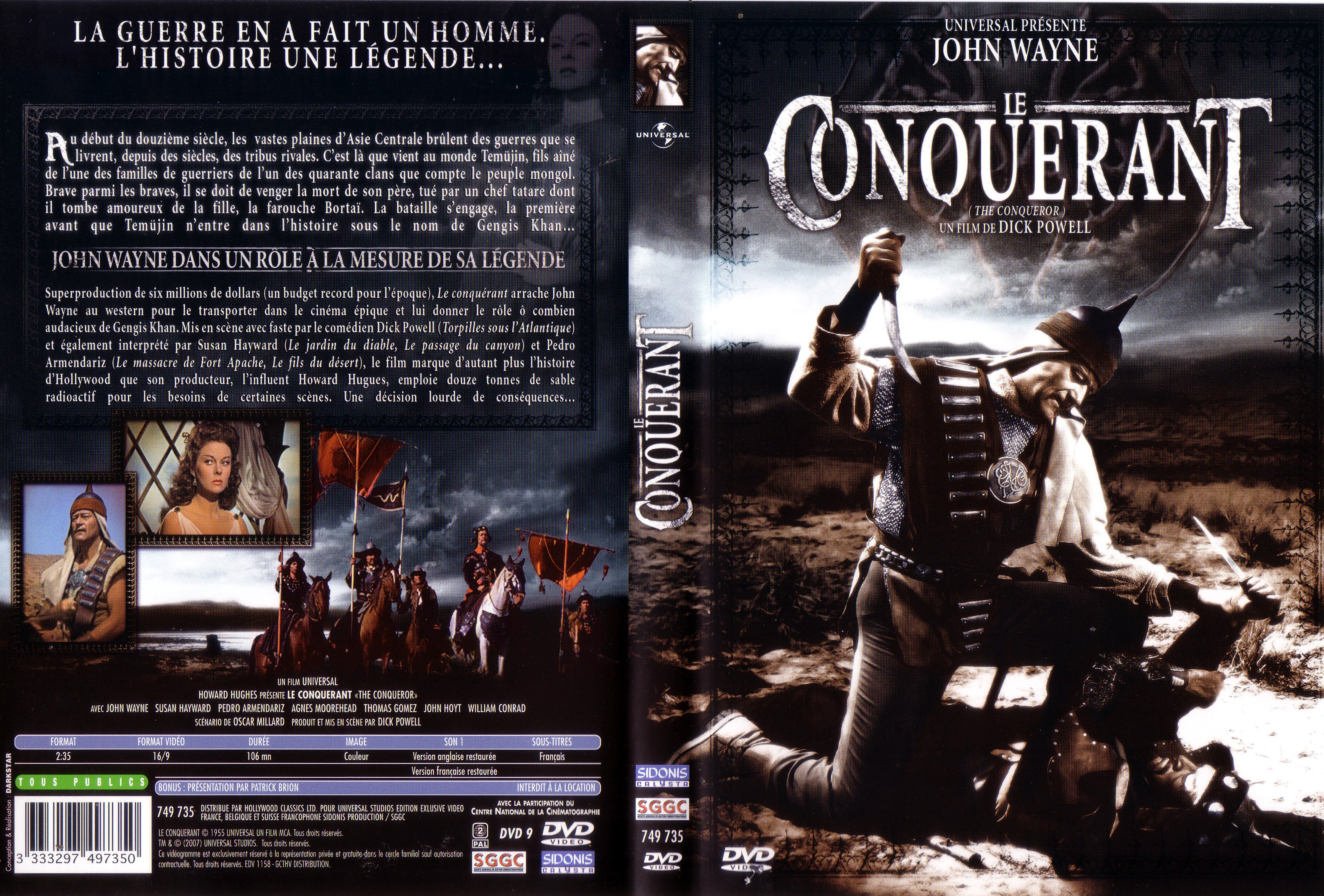 Jaquette DVD Le conqurant