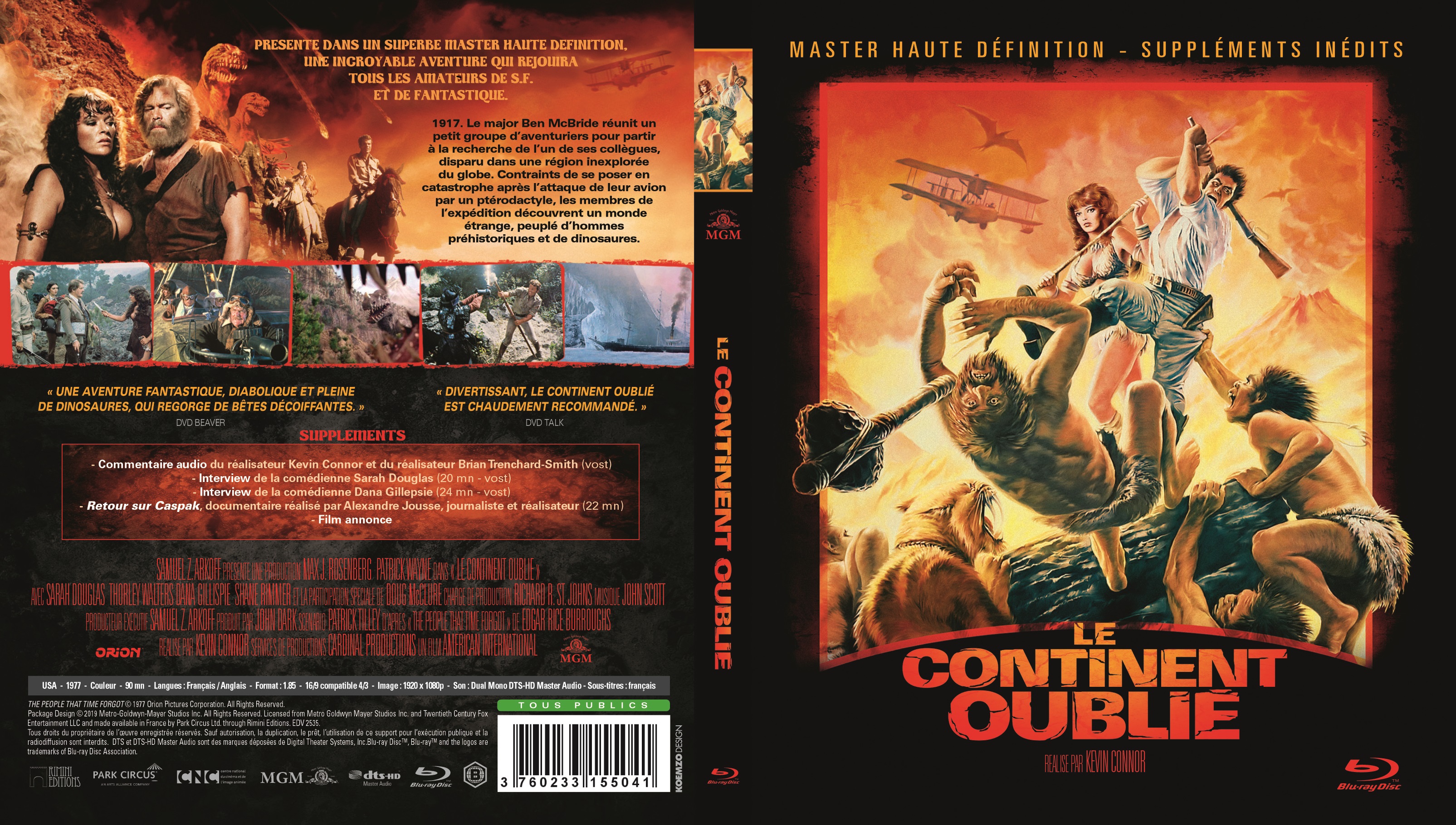 Jaquette DVD Le continent oubli (BLU-RAY)