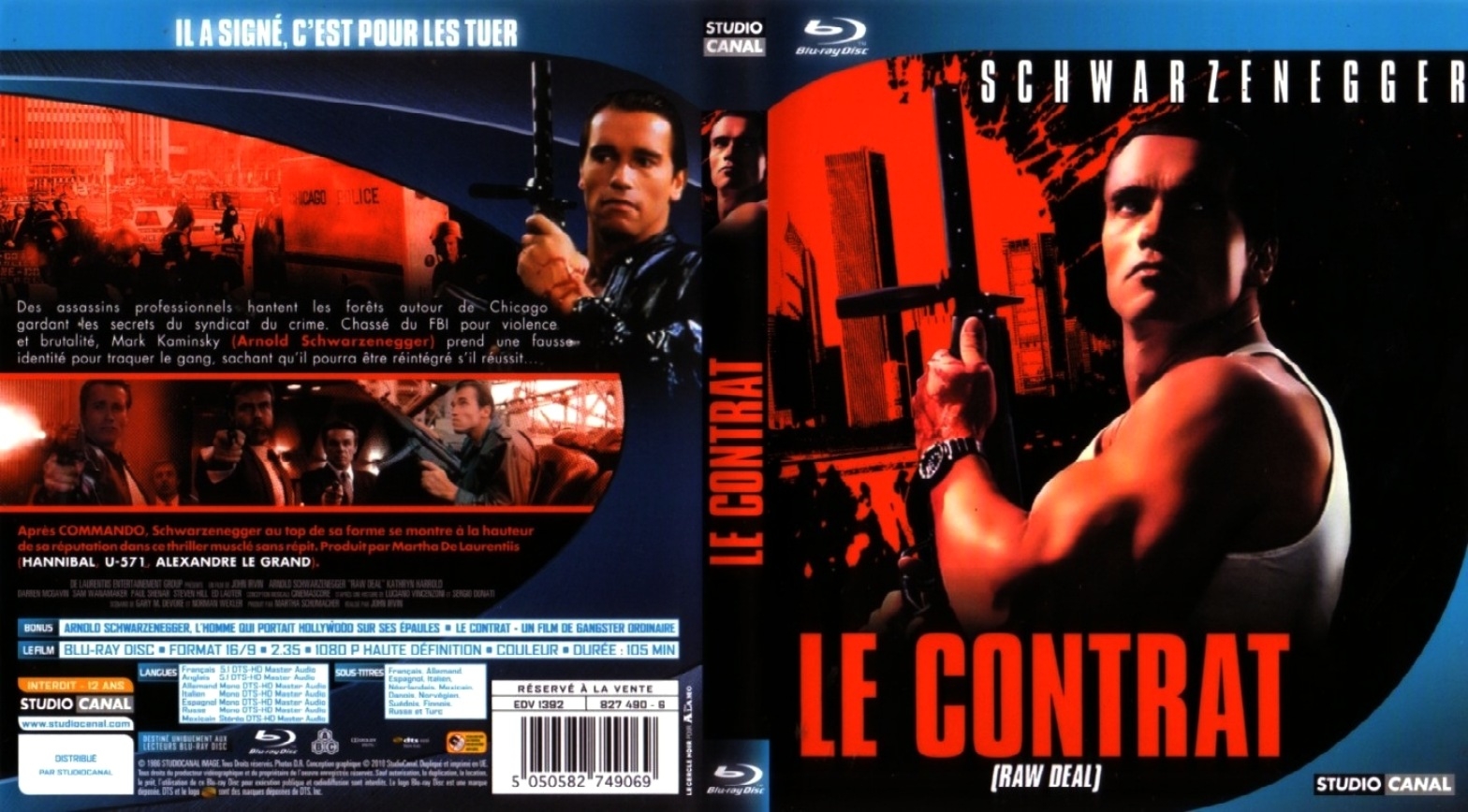 Jaquette DVD Le contrat (BLU-RAY)