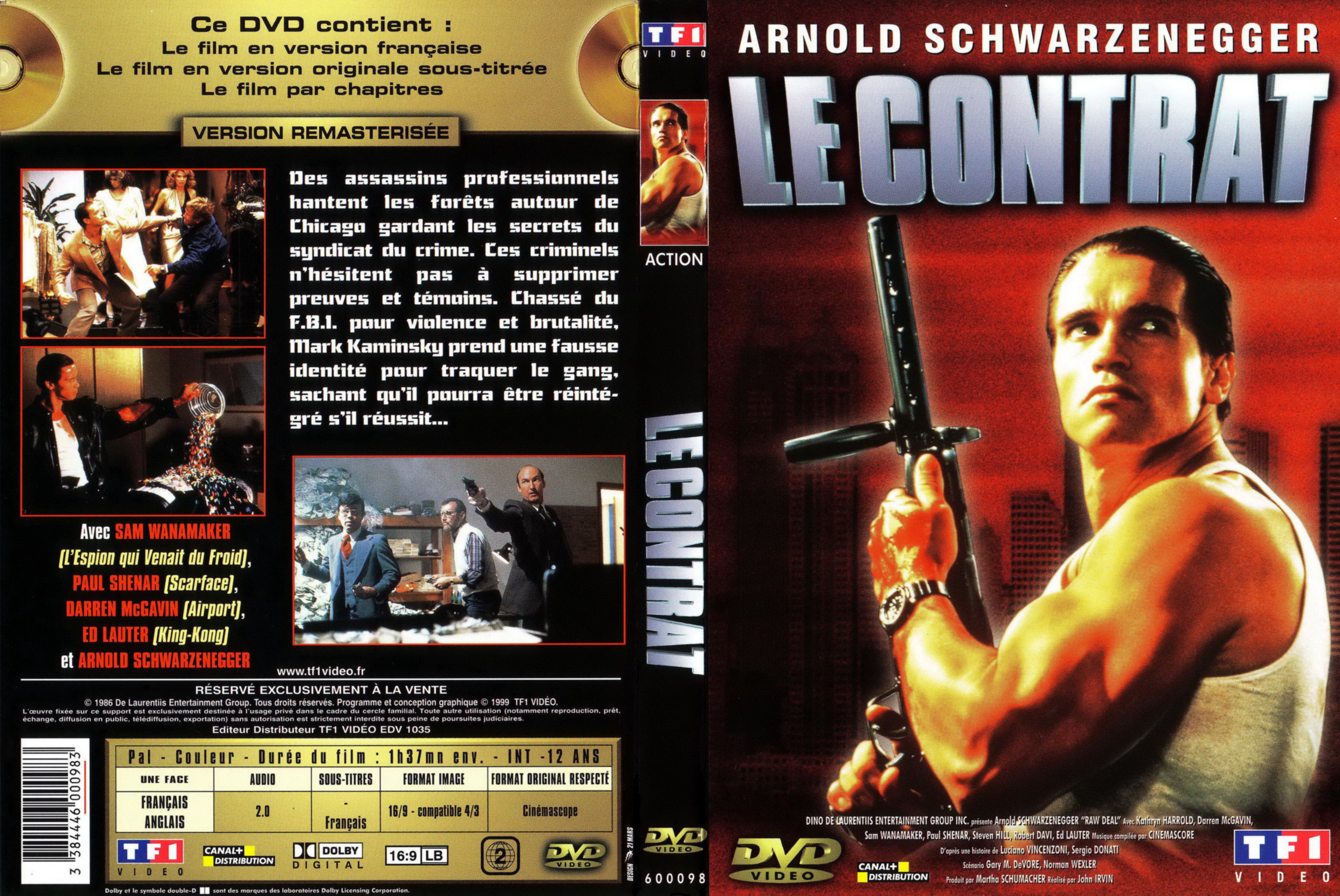 Jaquette DVD Le contrat v2