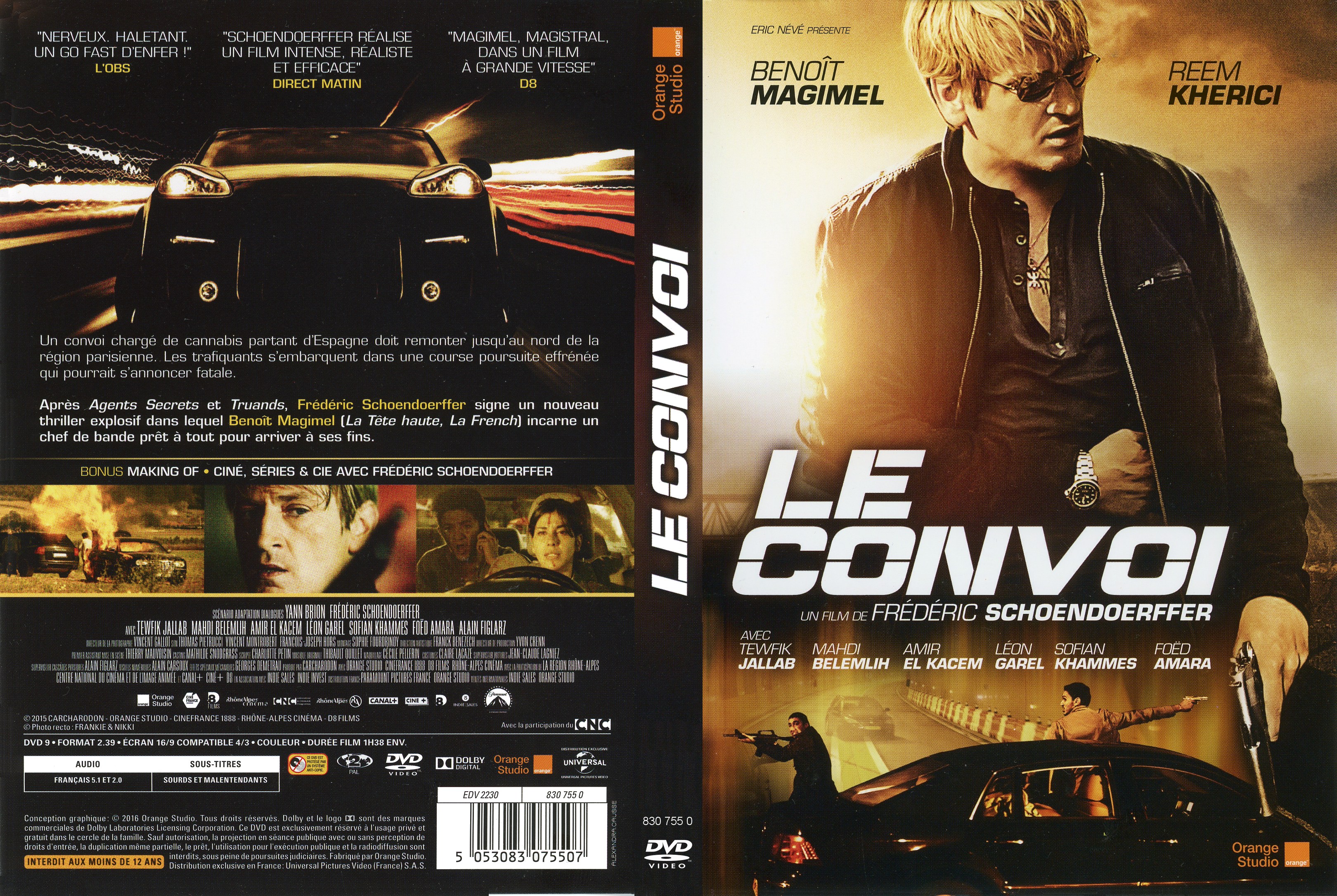 Jaquette DVD Le convoi (2016)