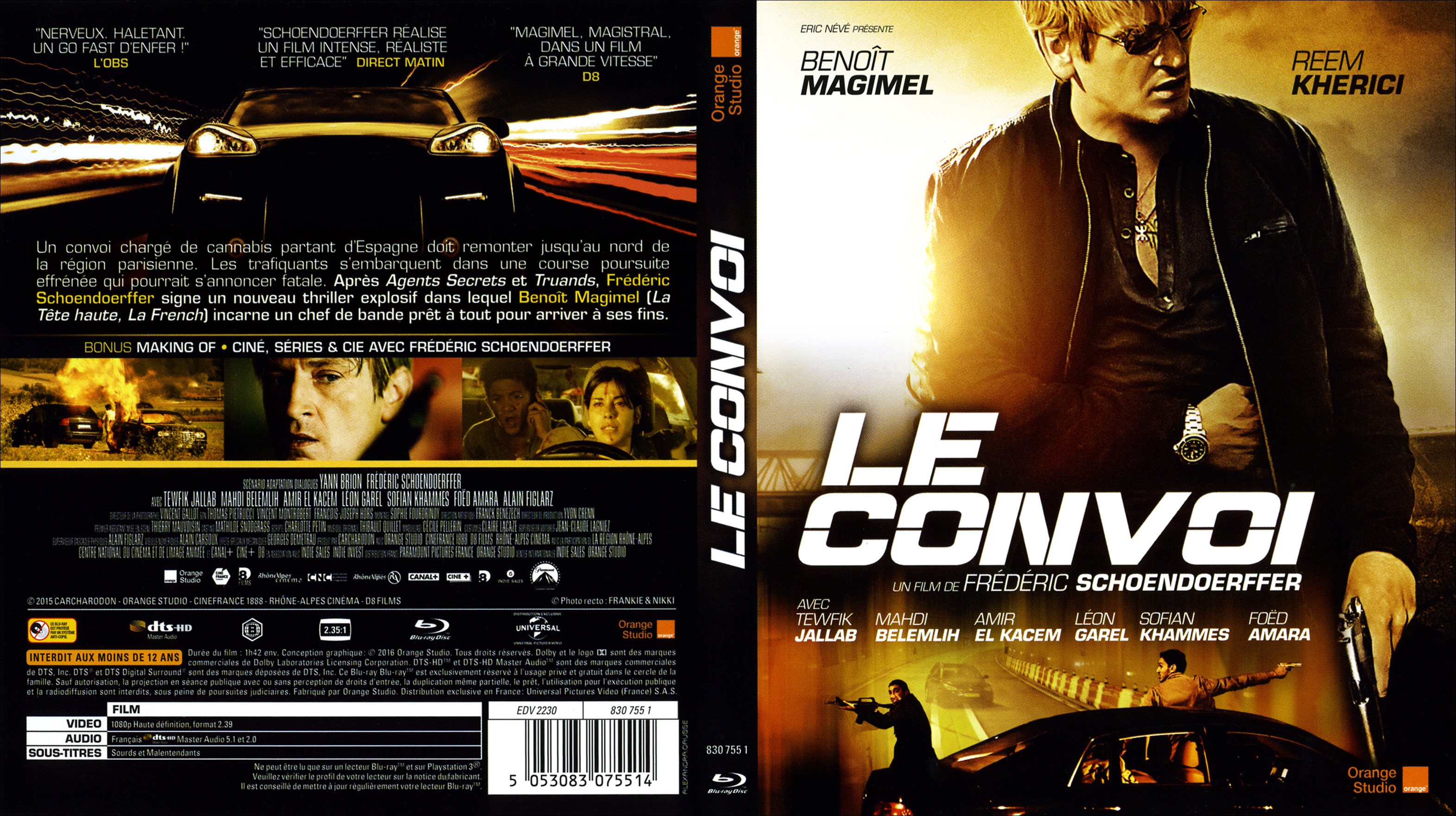 Jaquette DVD Le convoi (2016) (BLU-RAY)