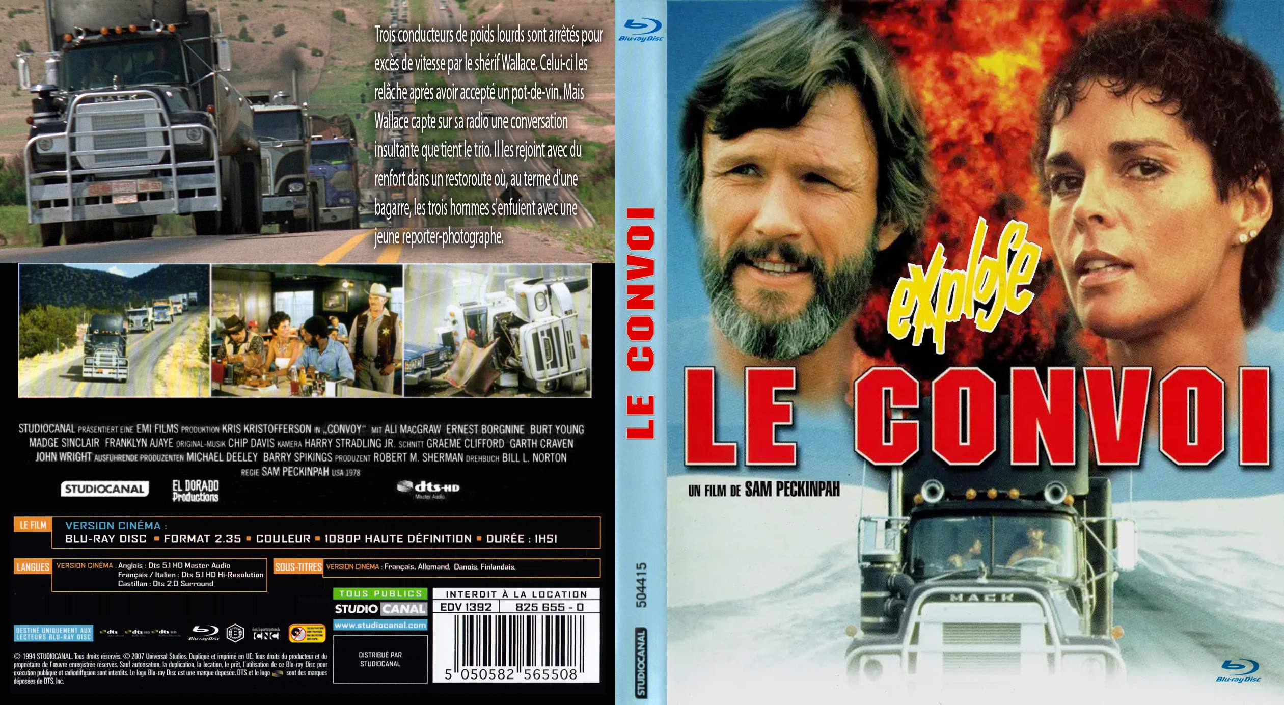 Jaquette DVD Le convoi custom (BLU-RAY)