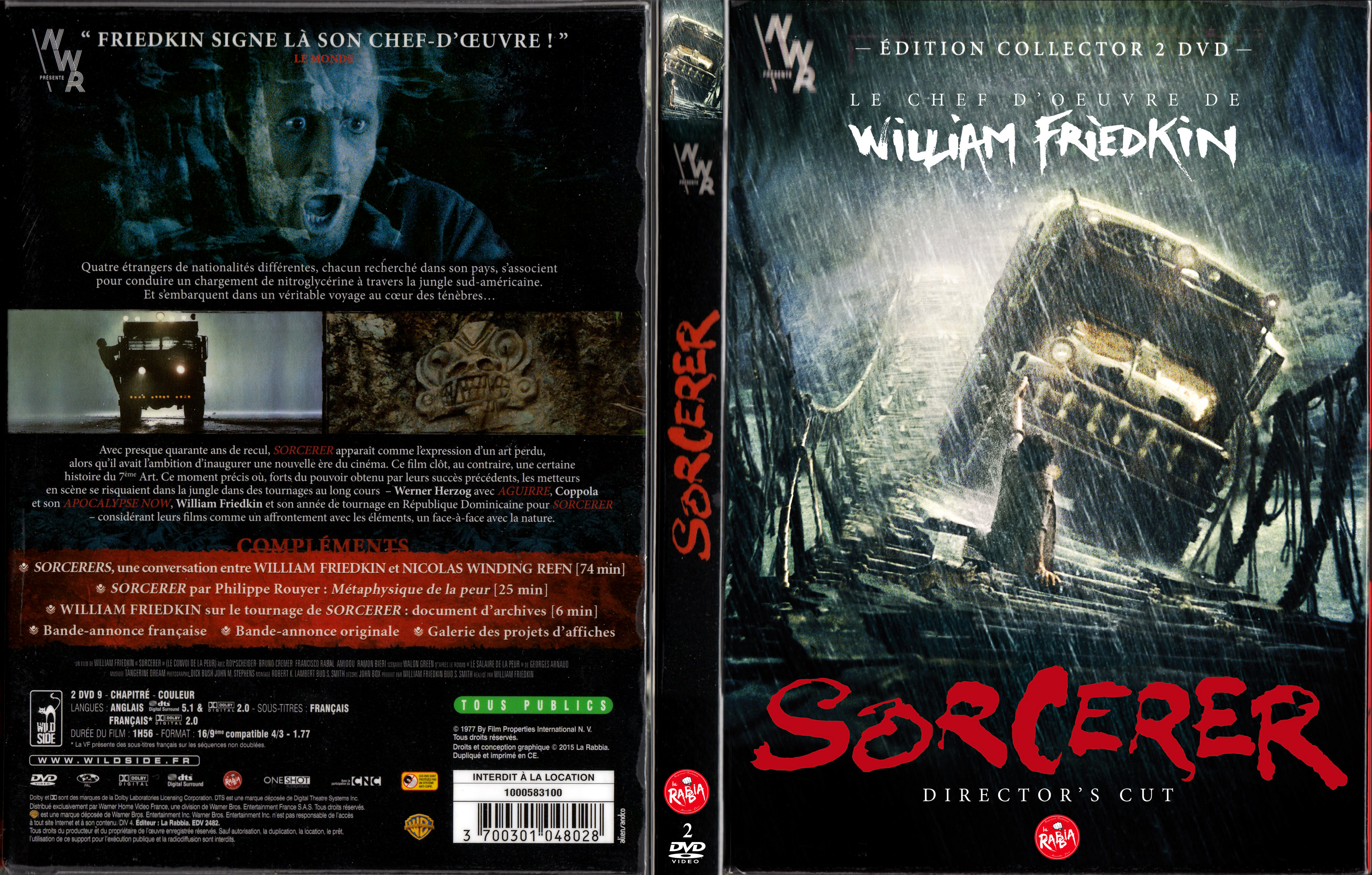 Jaquette DVD Le convoi de la peur - Sorcerer