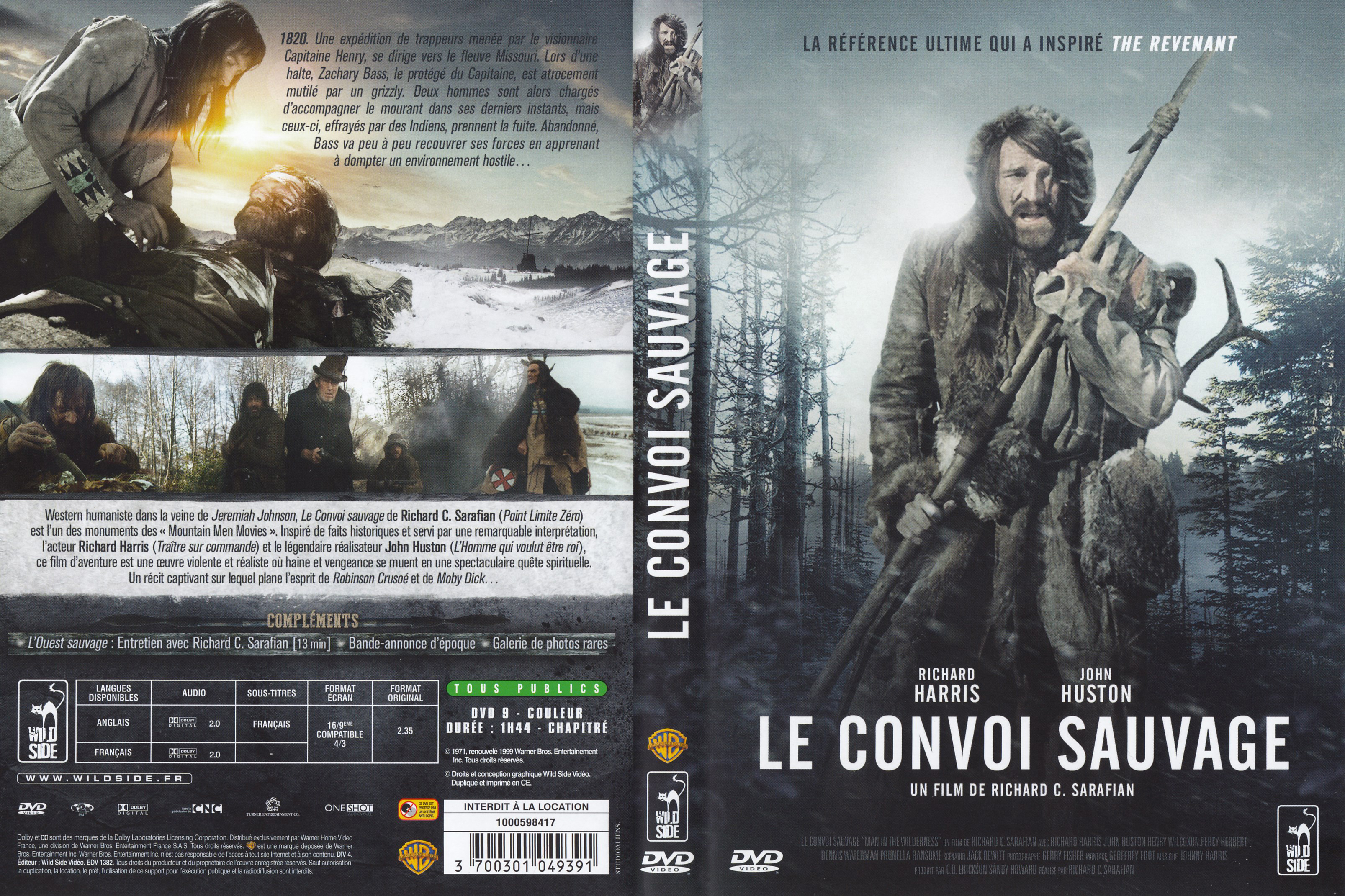 Jaquette DVD Le convoi sauvage