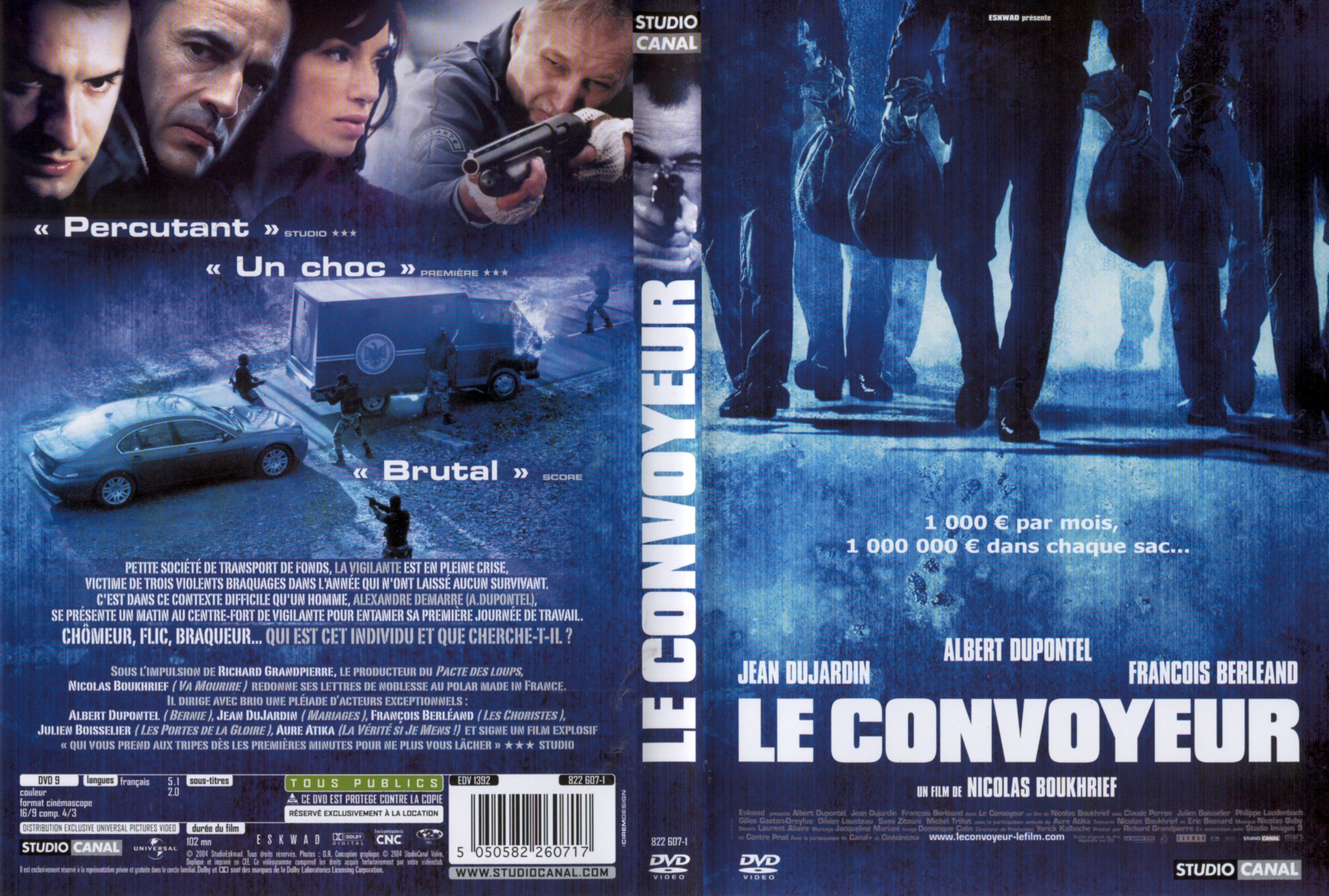 Jaquette DVD Le convoyeur