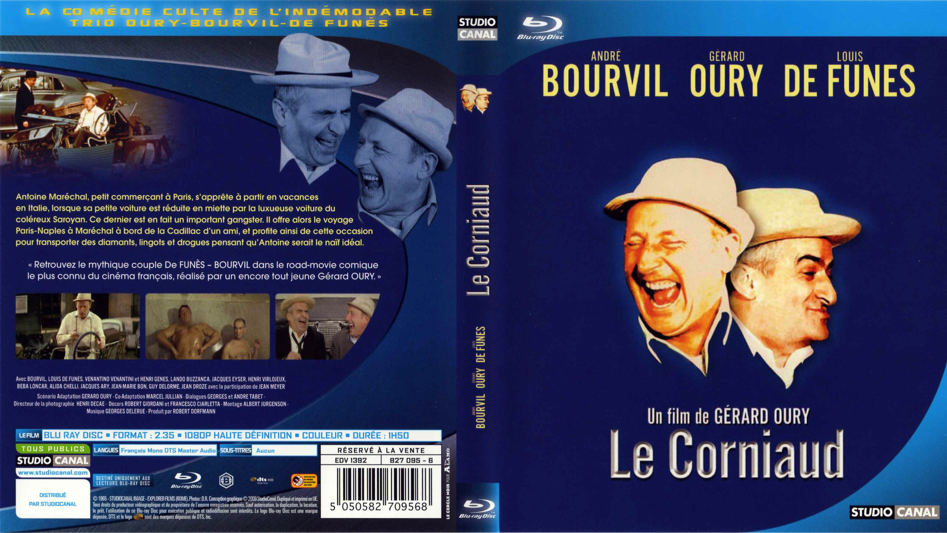 Jaquette DVD Le corniaud (BLU-RAY)