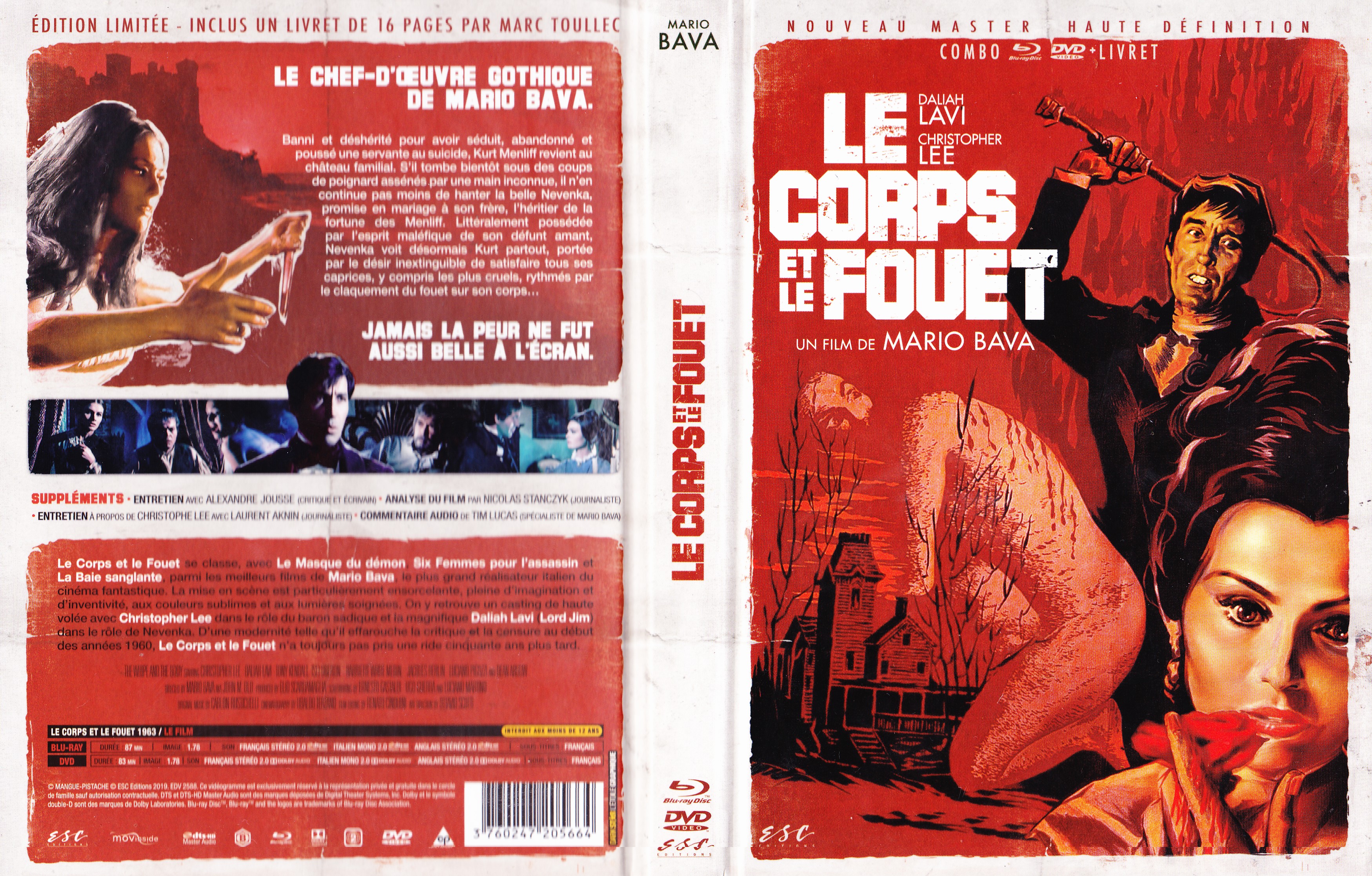 Jaquette DVD Le corps et le fouet (BLU-RAY)