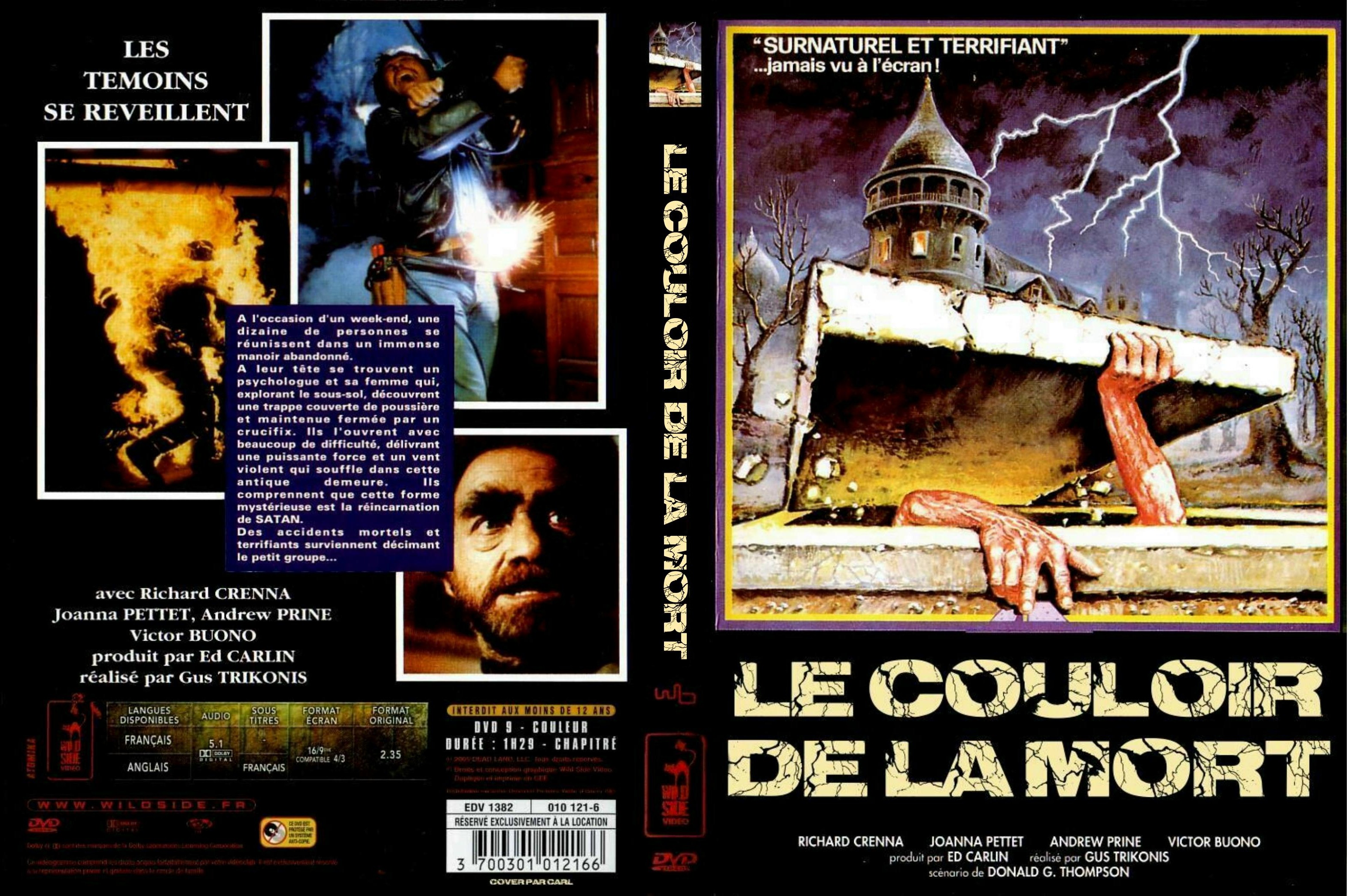 Jaquette DVD Le couloir de la mort (1978) custom