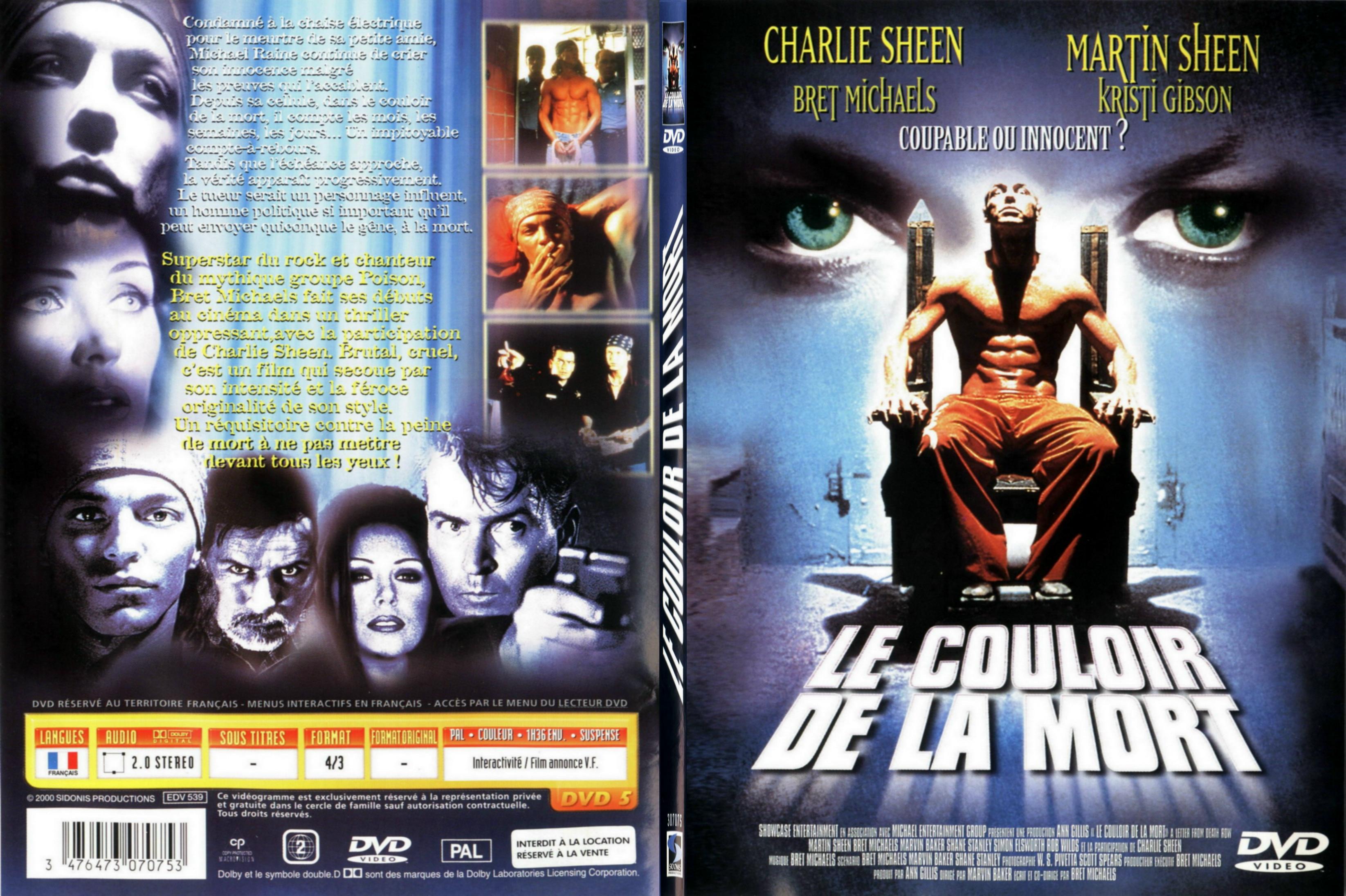 Jaquette DVD Le couloir de la mort - SLIM