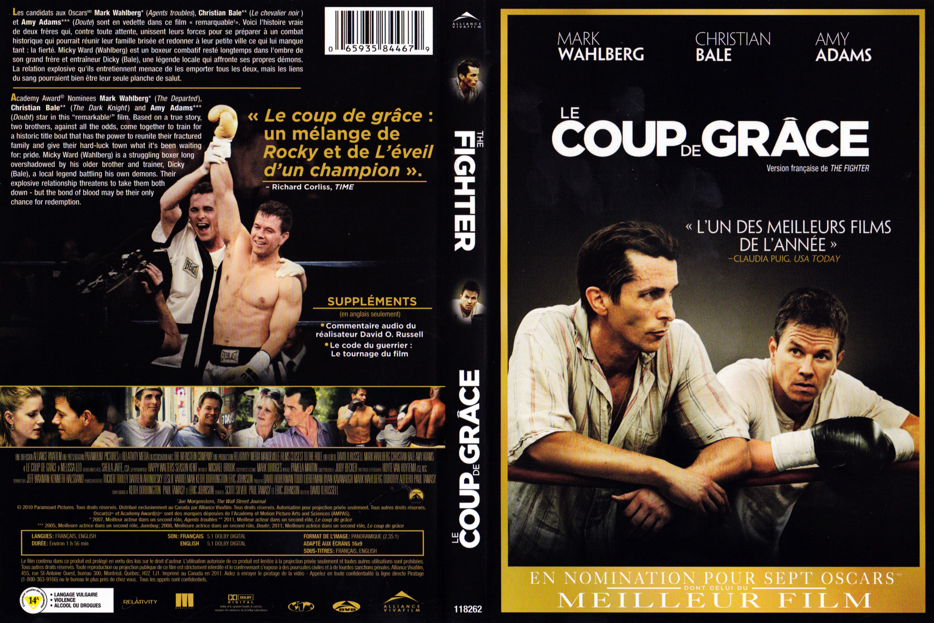 Jaquette DVD Le coup de grace - The fighter (Canadienne)