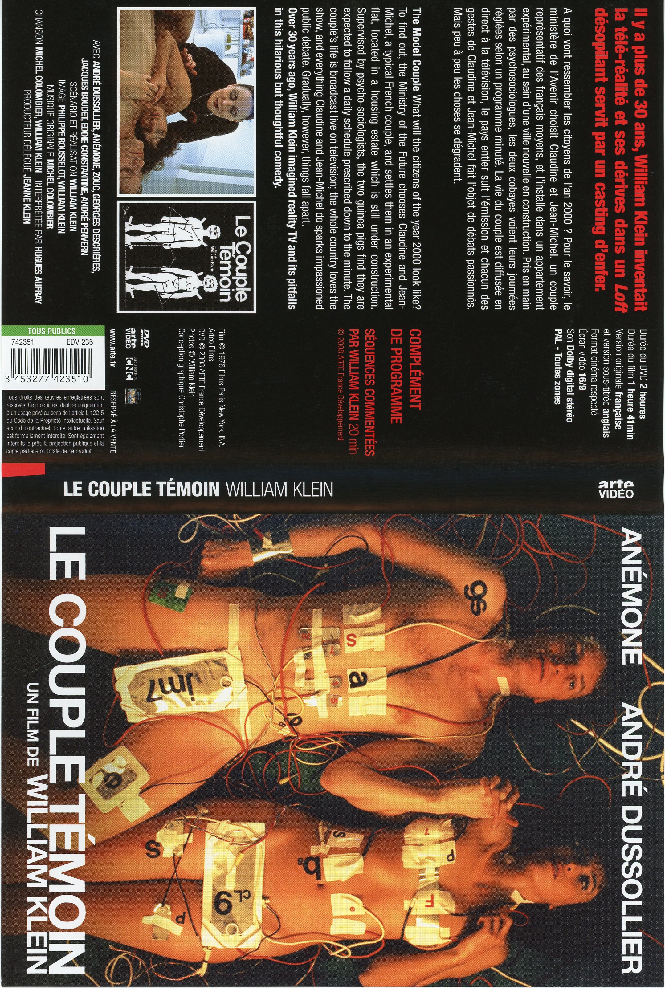 Jaquette DVD Le couple tmoin 