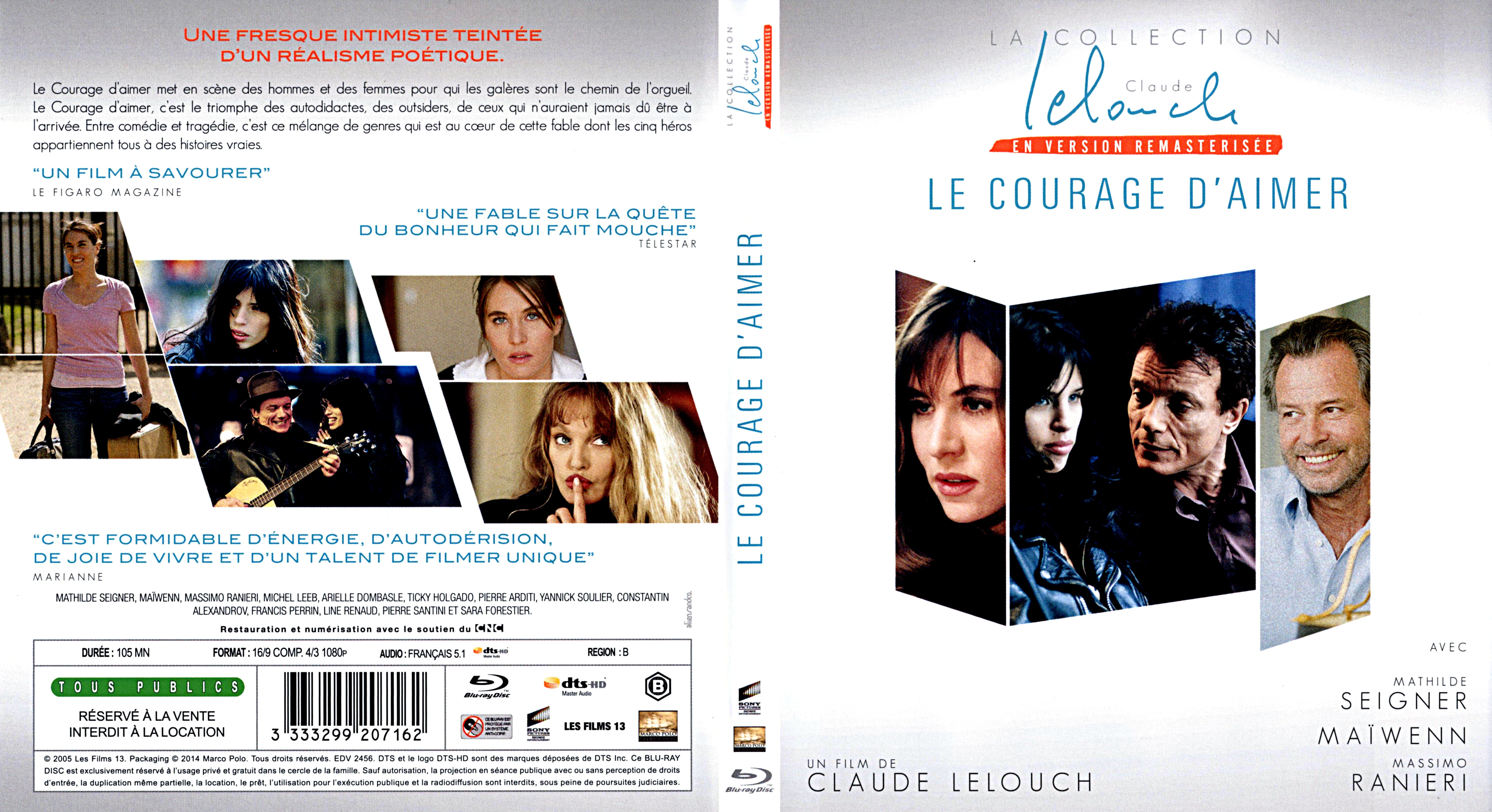 Jaquette DVD Le courage d