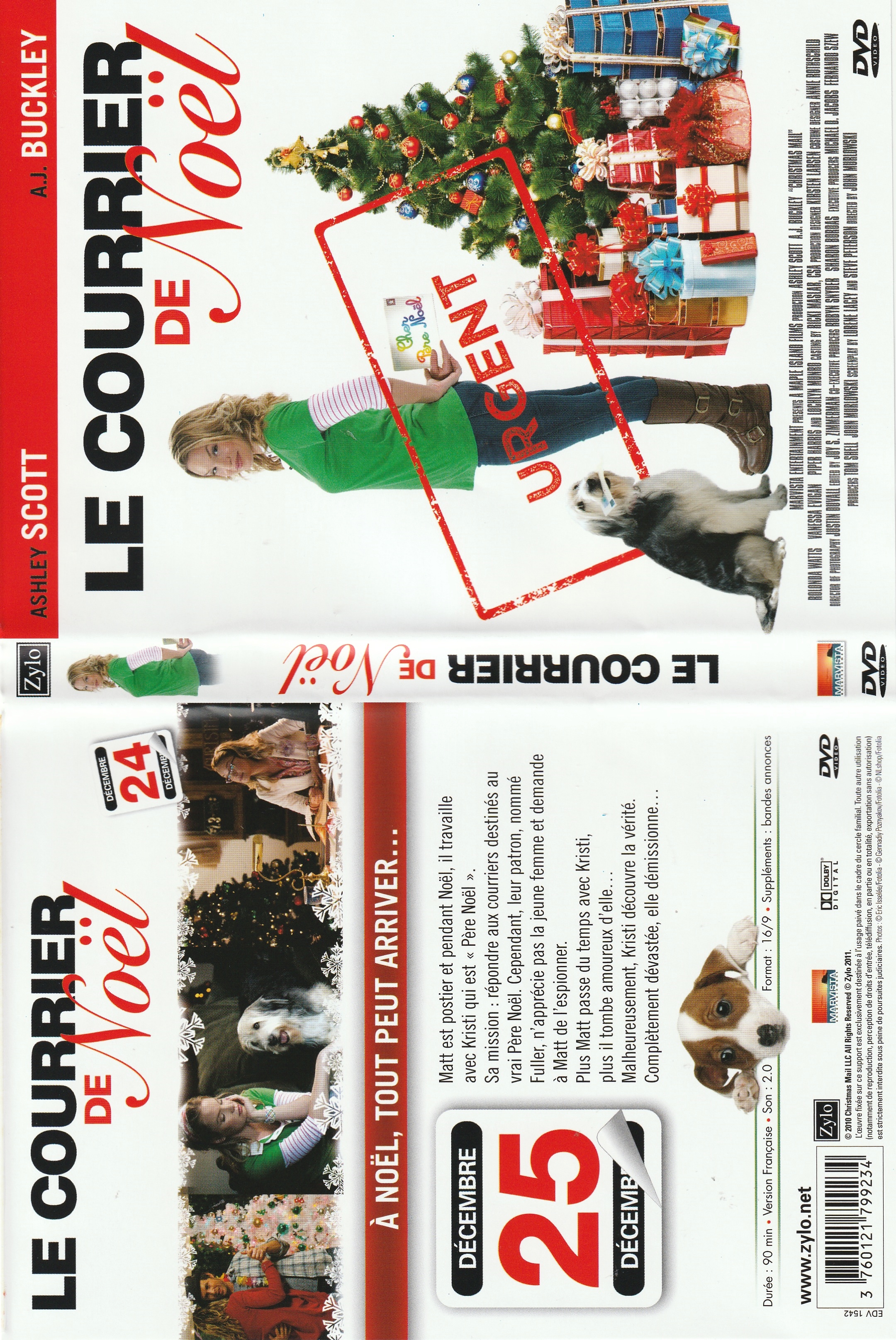 Jaquette DVD Le courrier de Noel