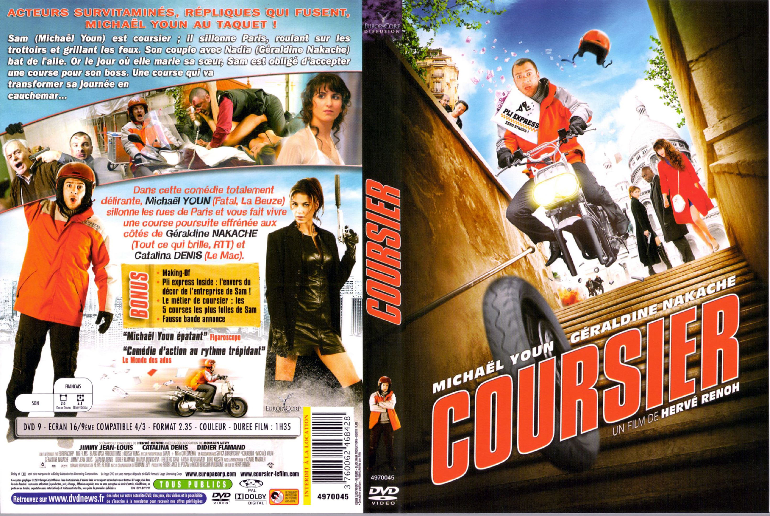 Jaquette DVD Le coursier