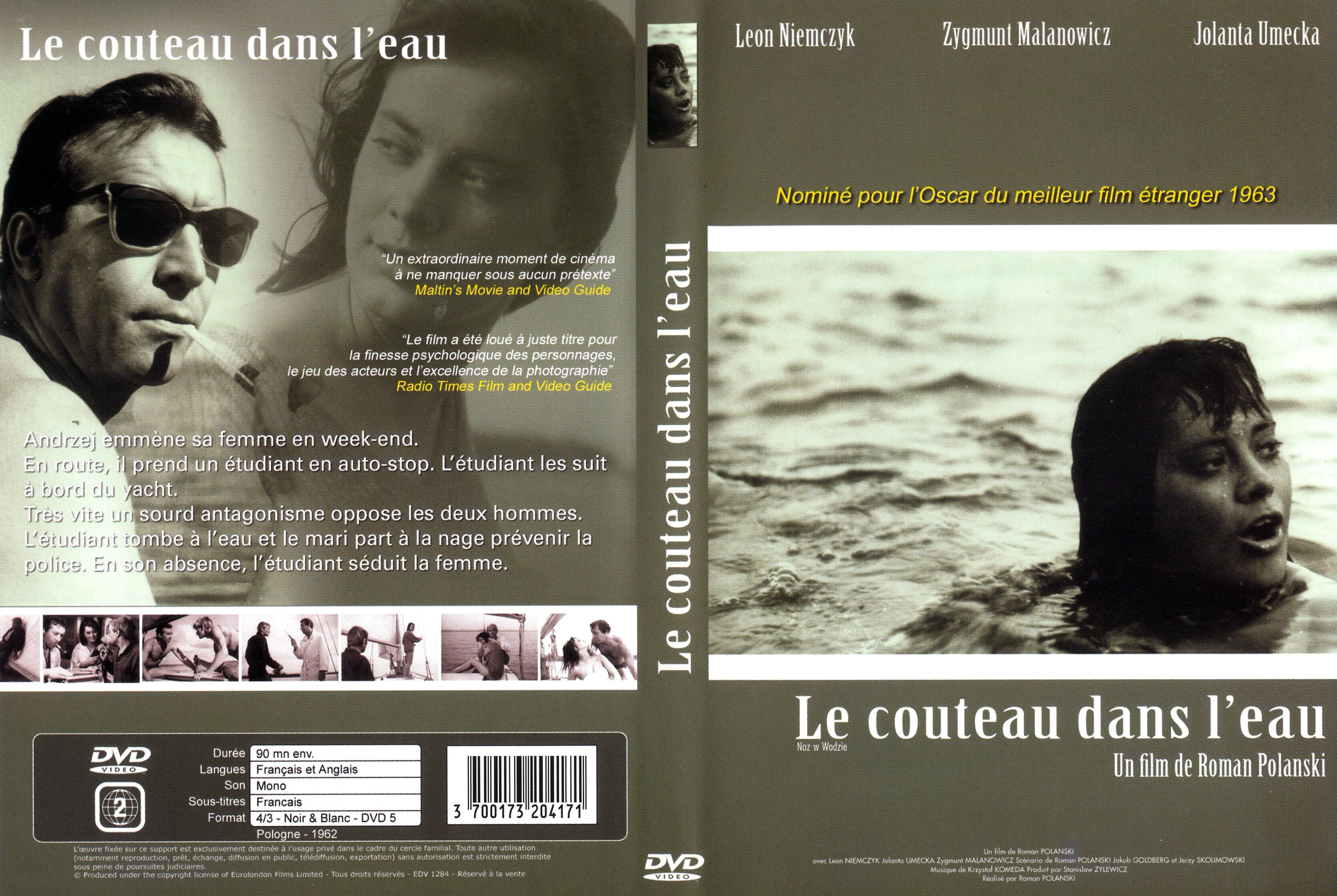 Jaquette DVD Le couteau dans l