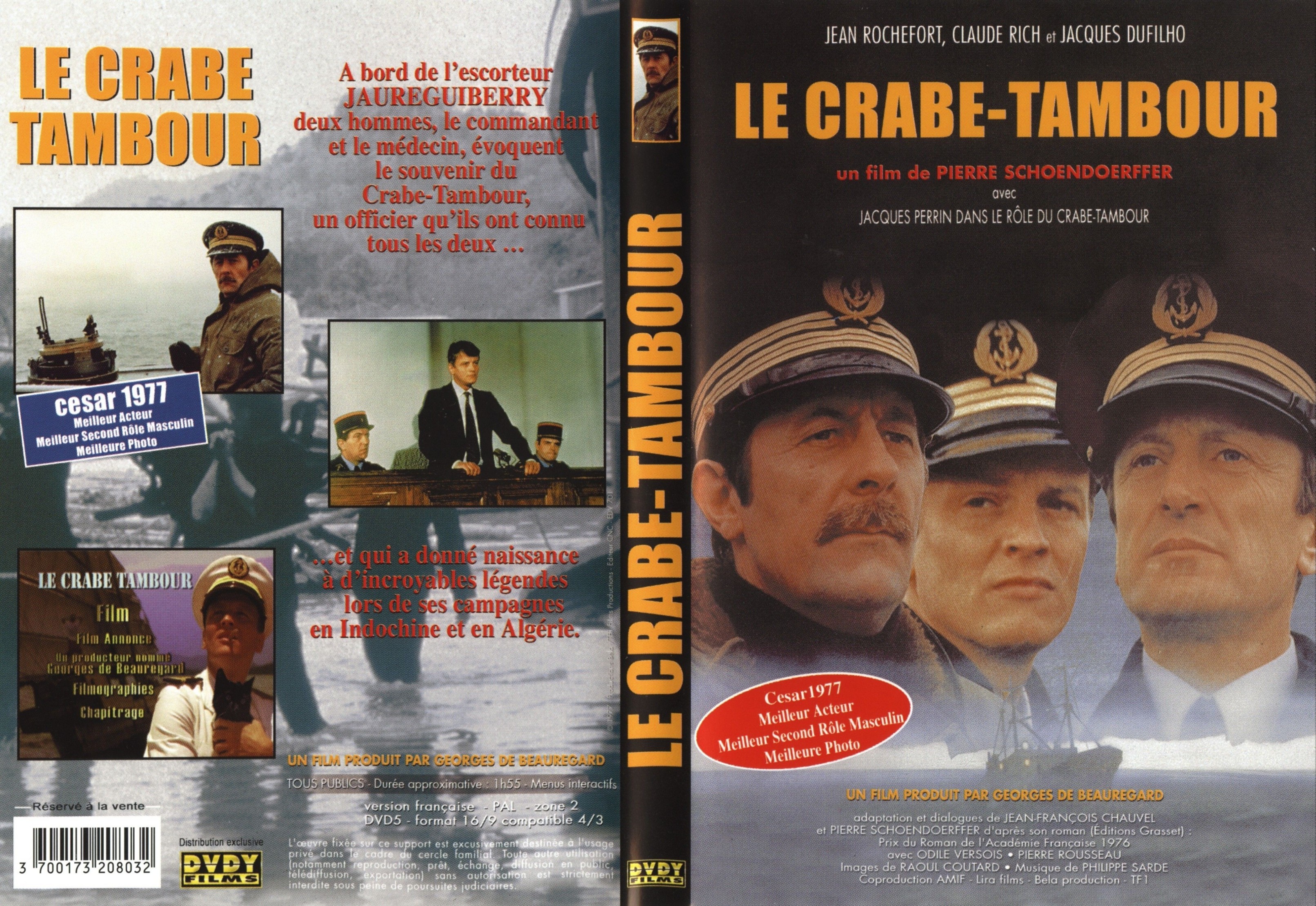 Jaquette DVD Le crabe-tambour