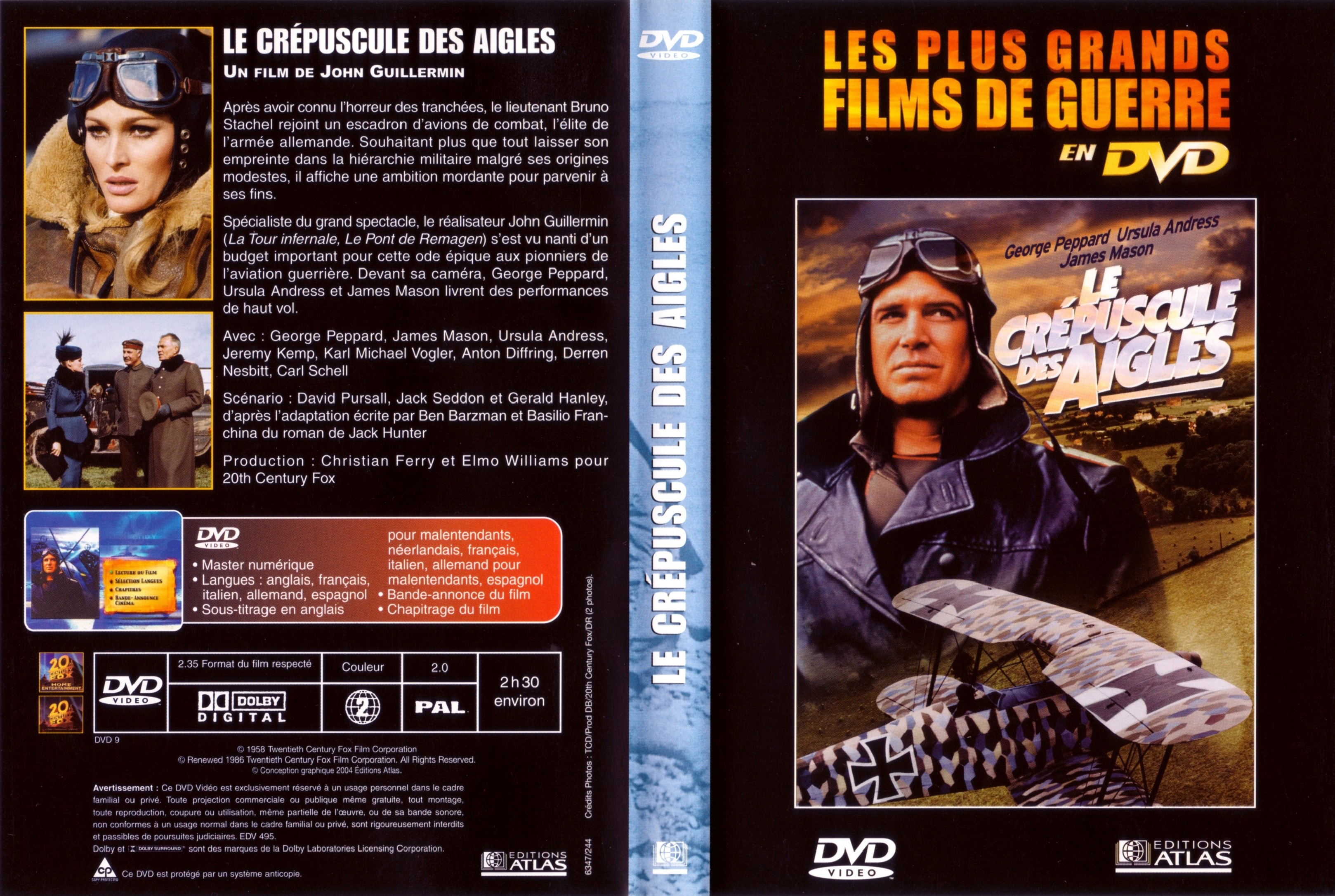 Jaquette DVD Le crpuscule des aigles