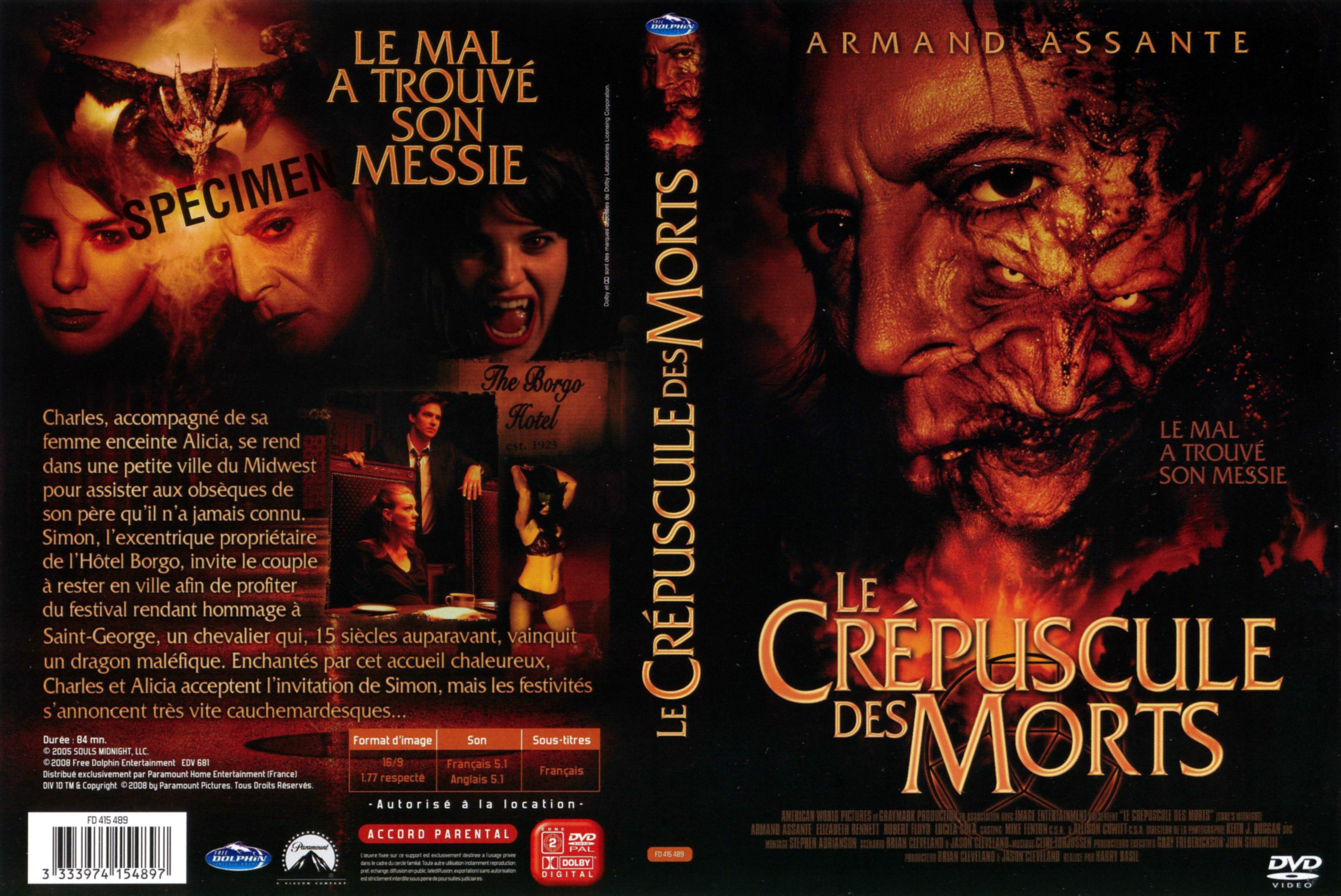 Jaquette DVD Le crpuscule des morts