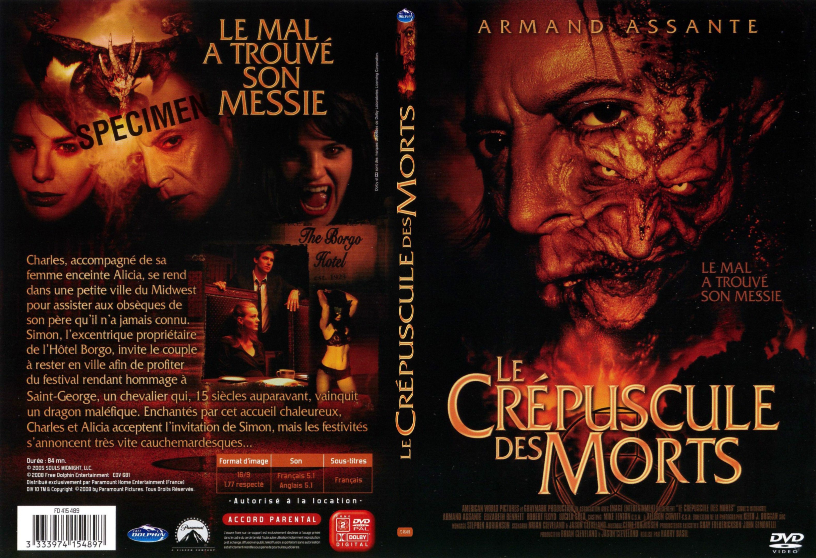 Jaquette DVD Le crpuscule des morts - SLIM