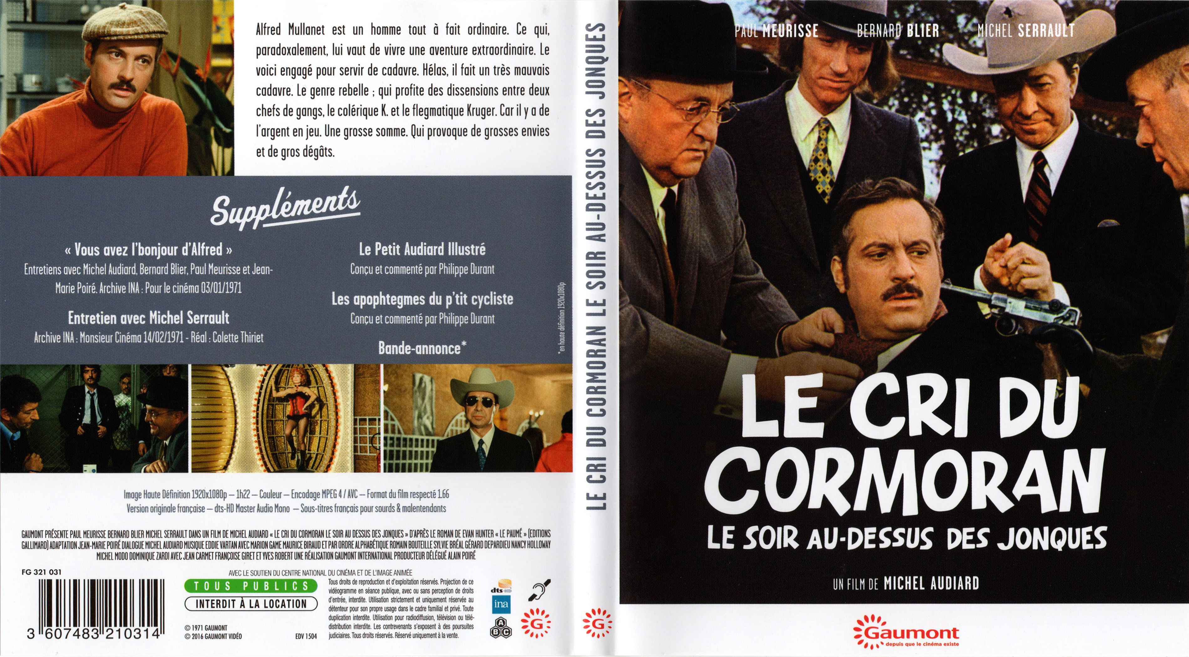 Jaquette DVD Le cri du cormoran le soir au-dessus des jonques (BLU-RAY)