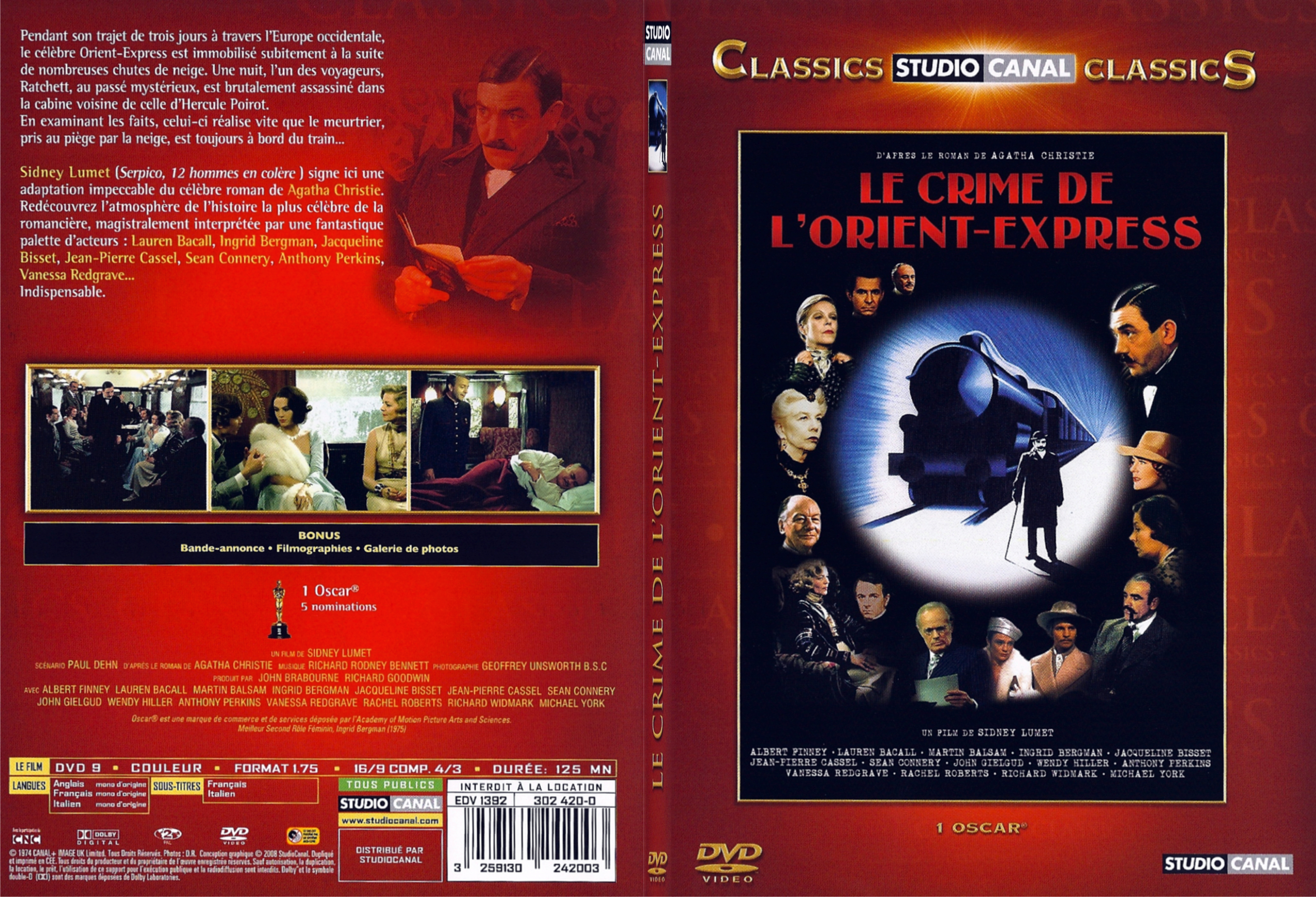 Jaquette DVD Le crime de l