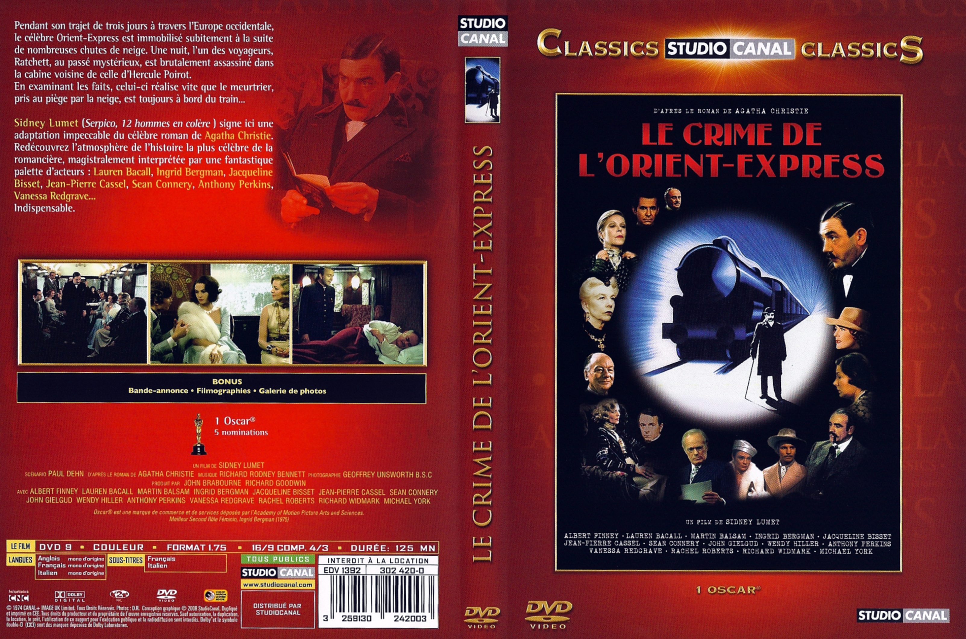 Jaquette DVD Le crime de l