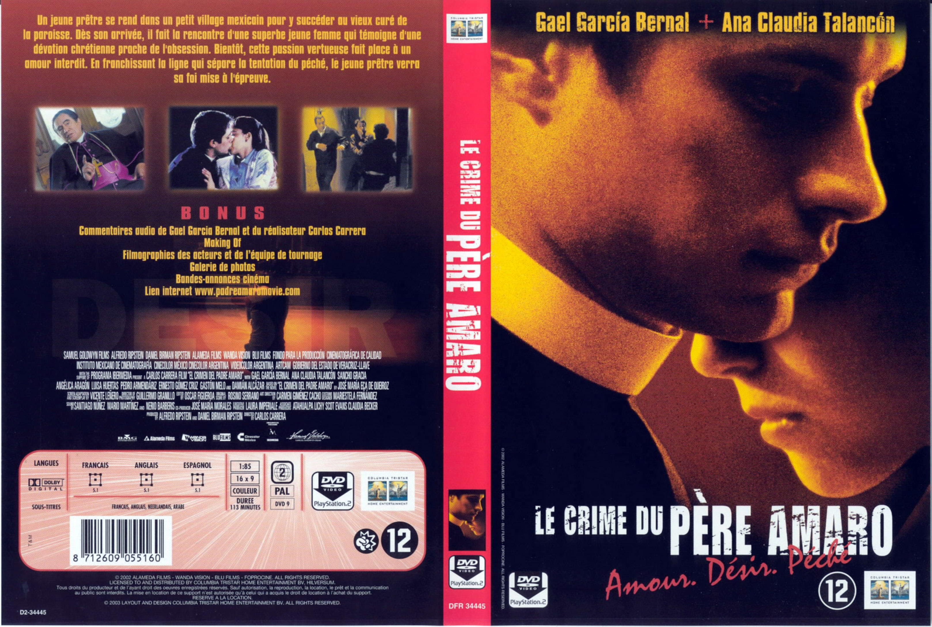 Jaquette DVD Le crime du pre Amaro