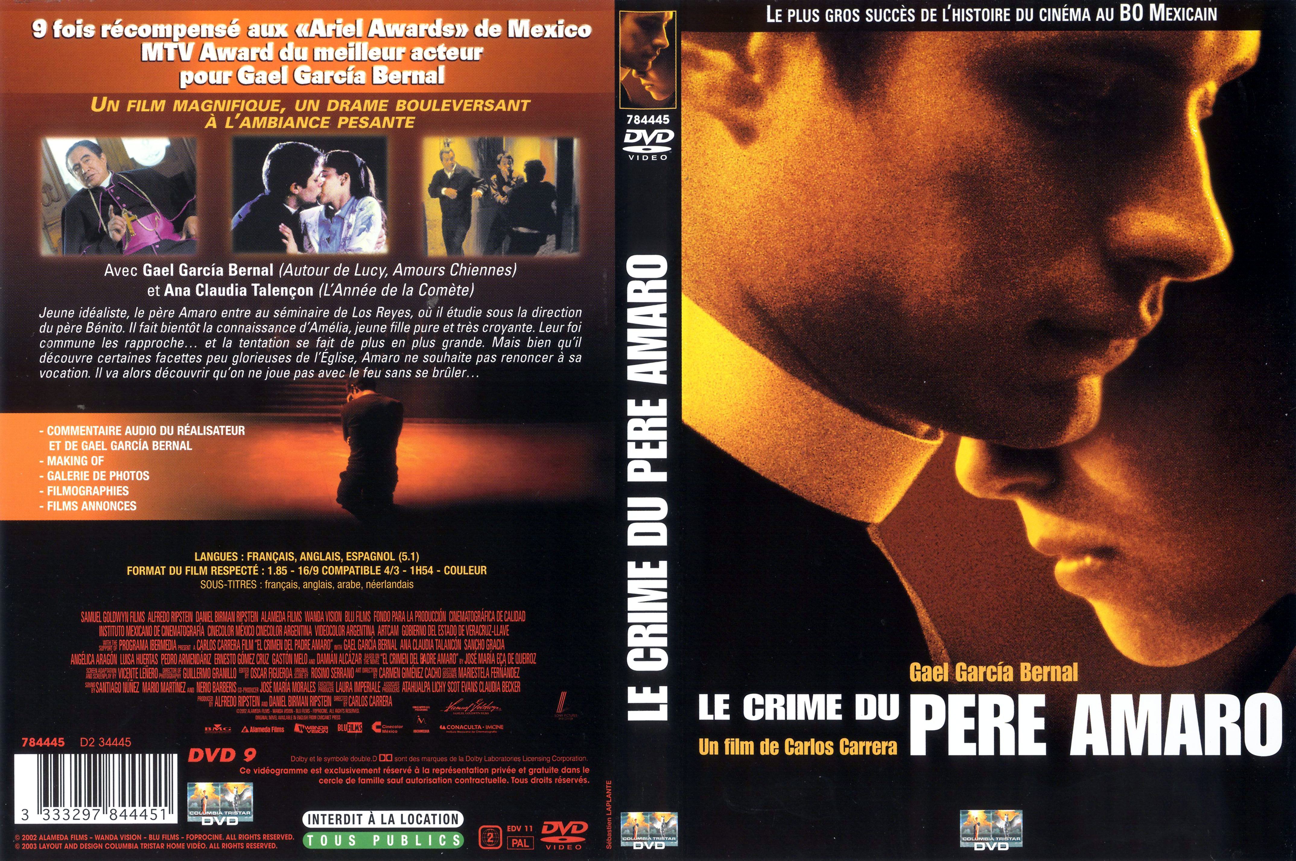Jaquette DVD Le crime du pre Amaro v2