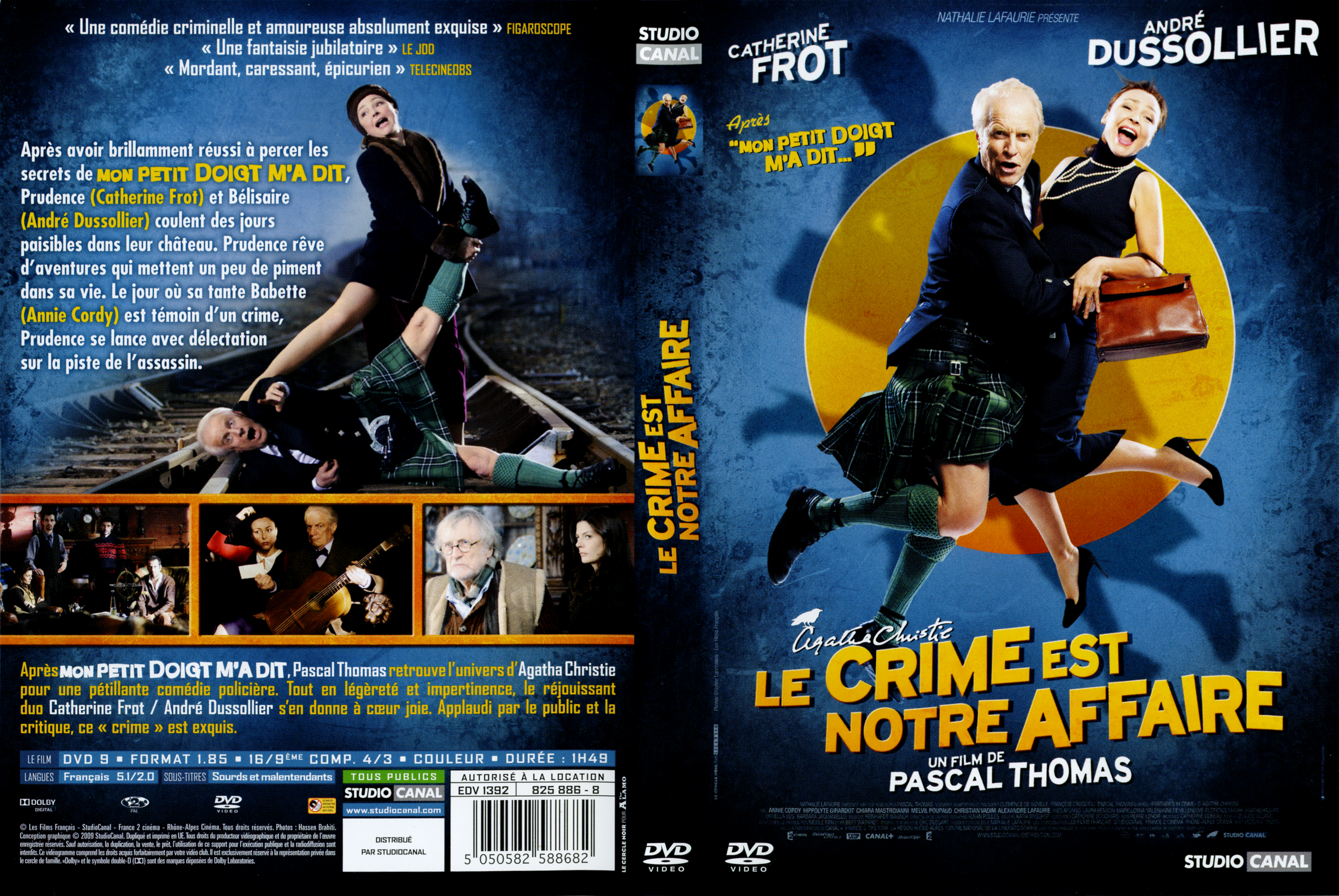 Jaquette DVD Le crime est notre affaire