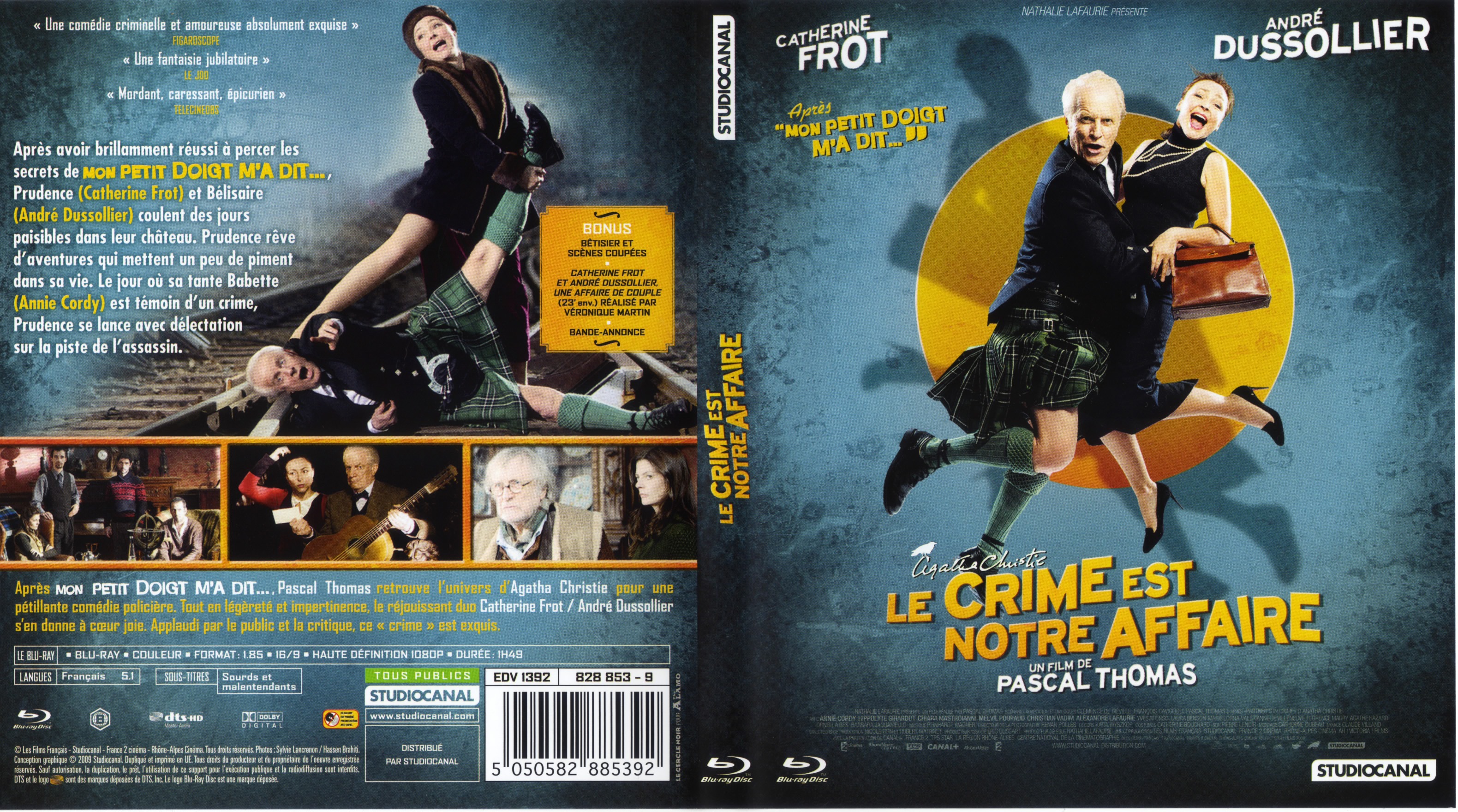 Jaquette DVD Le crime est notre affaire (BLU-RAY)