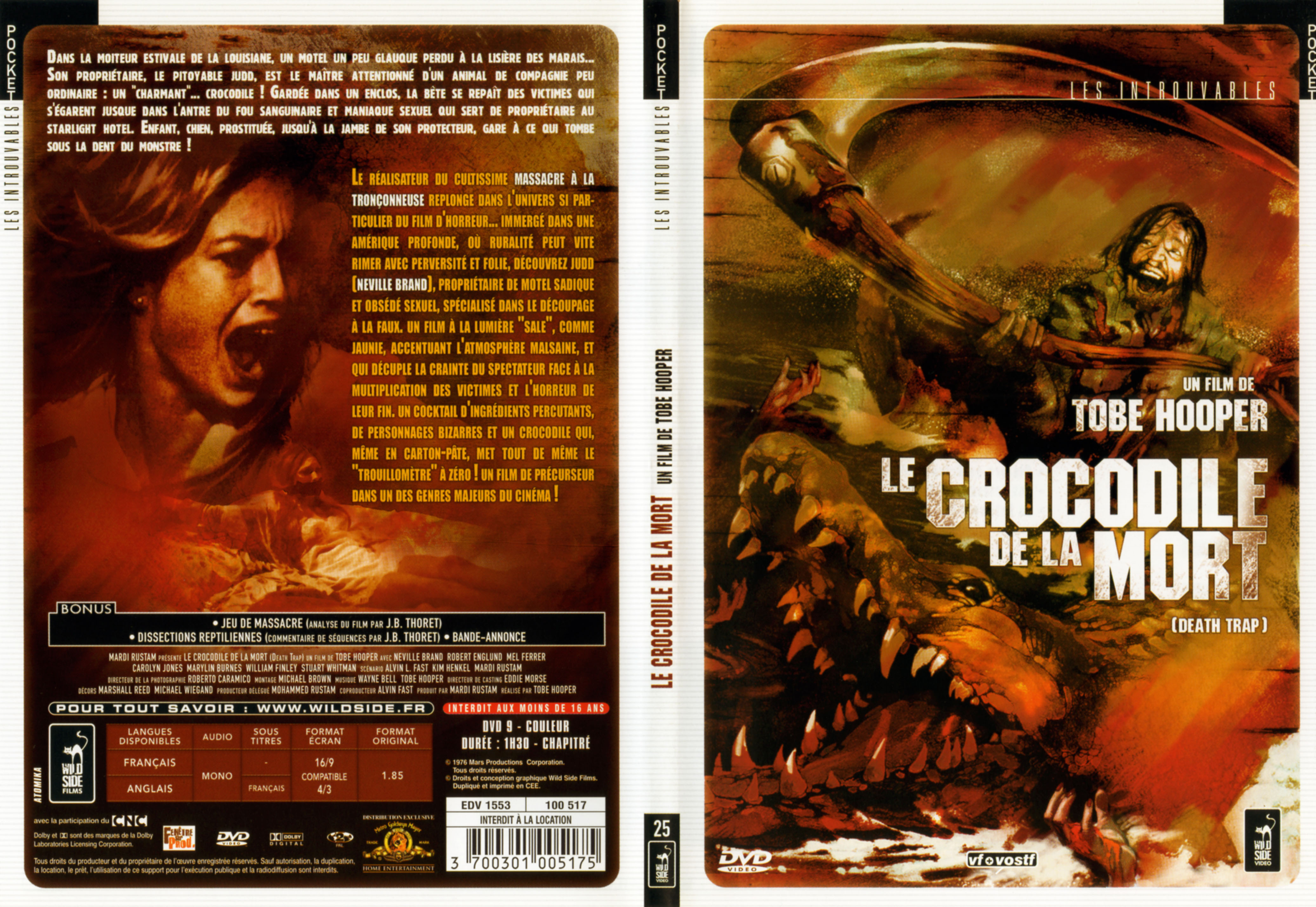 Jaquette DVD Le crocodile de la mort
