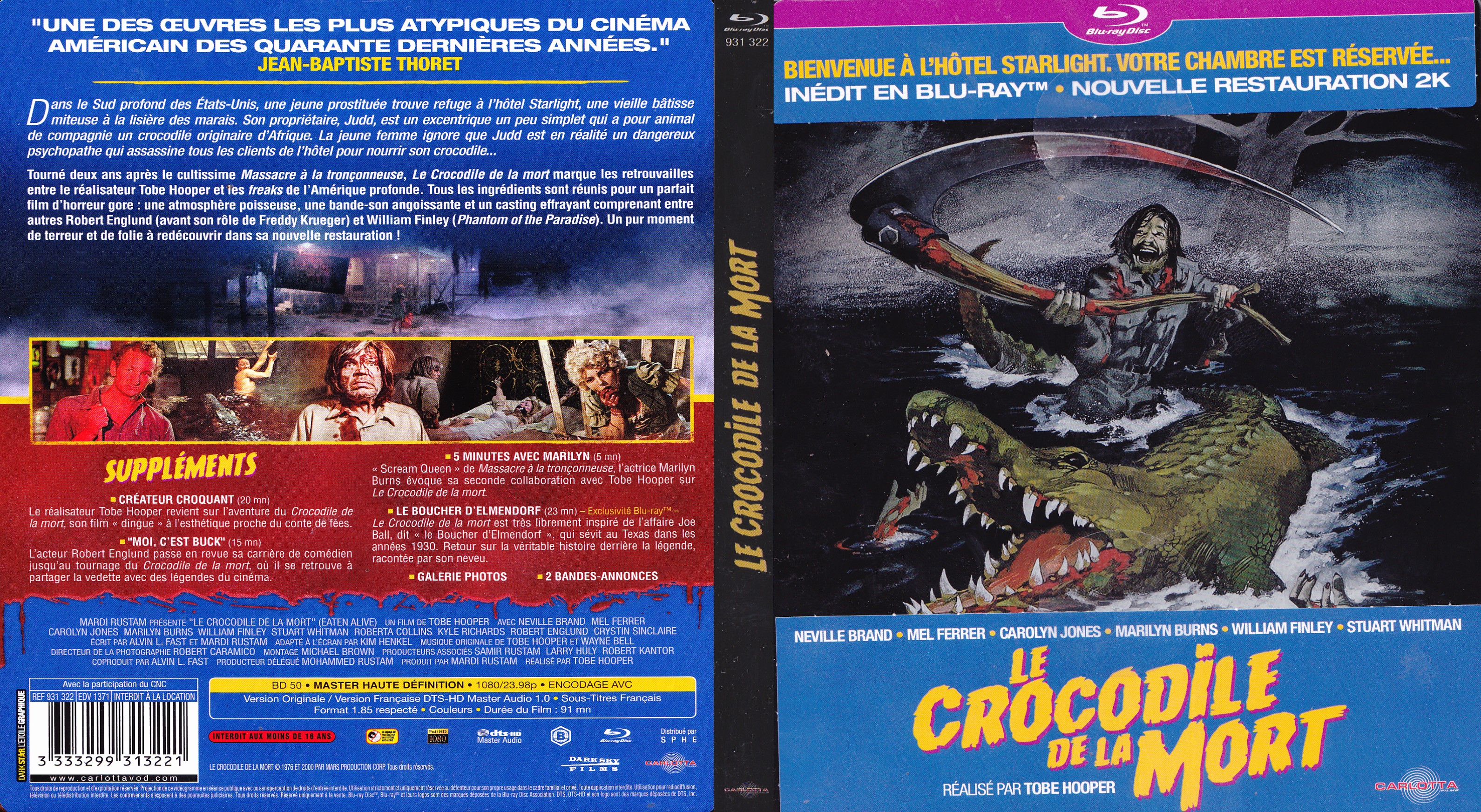 Jaquette DVD Le crocodile de la mort (BLU-RAY)
